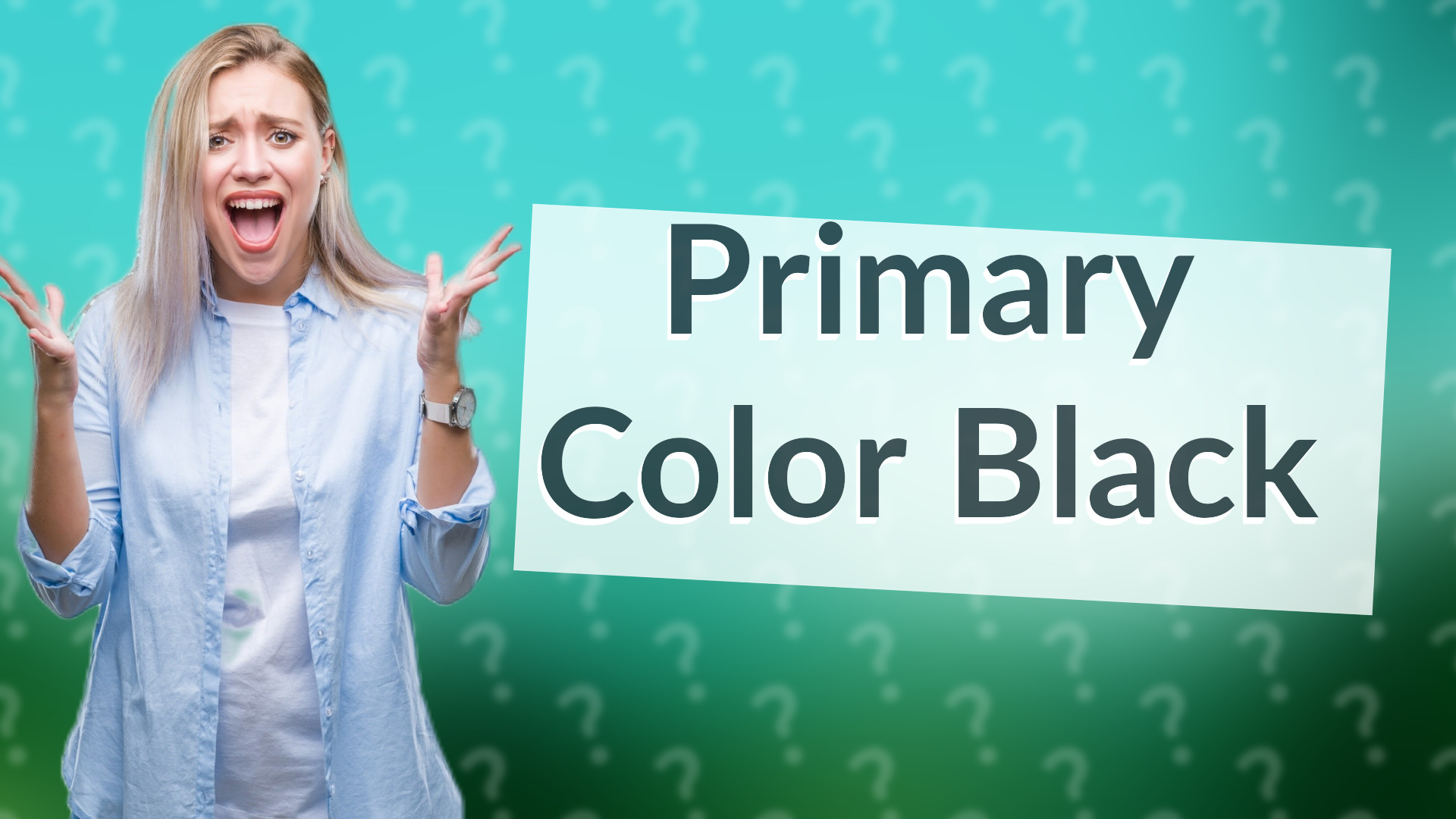 Primary Color Black