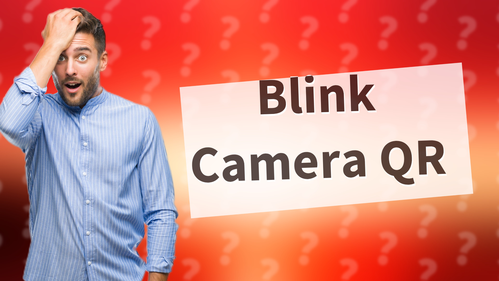 Blink Camera QR