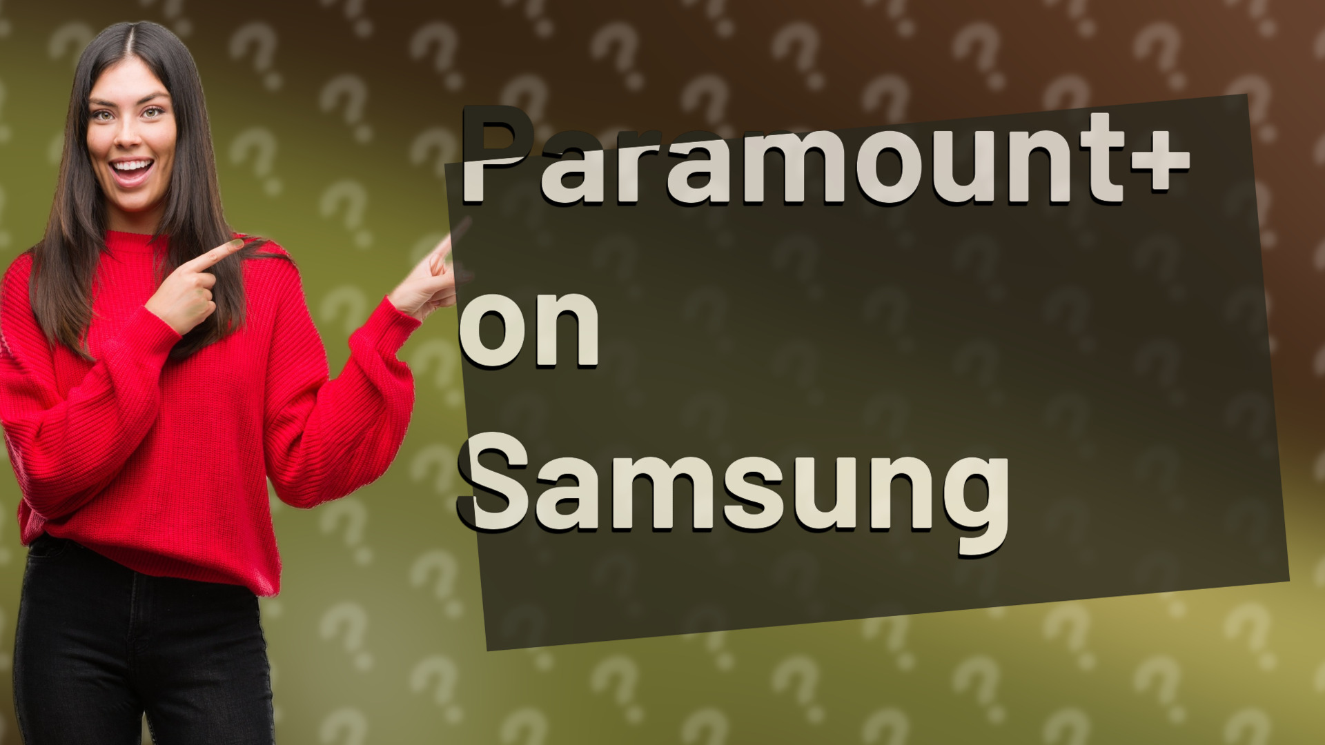 Paramount+ on Samsung