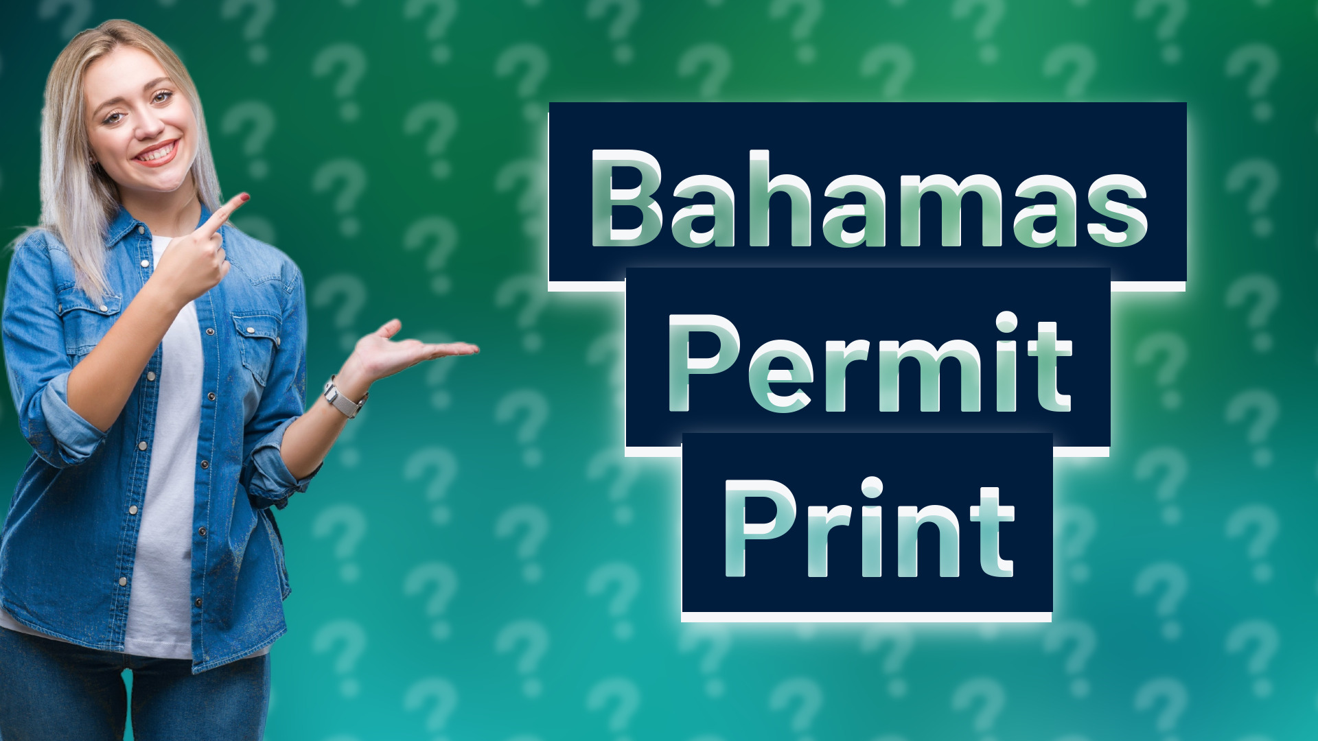 Bahamas Permit Print