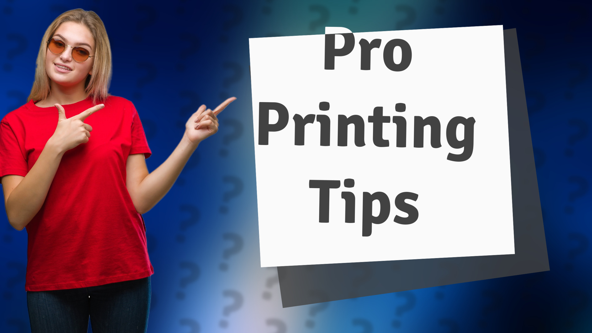 Pro Printing Tips