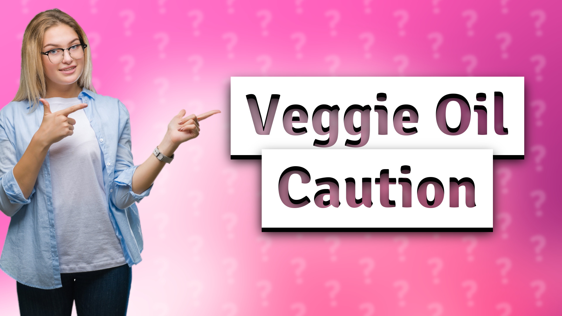 Veggie Oil Caution