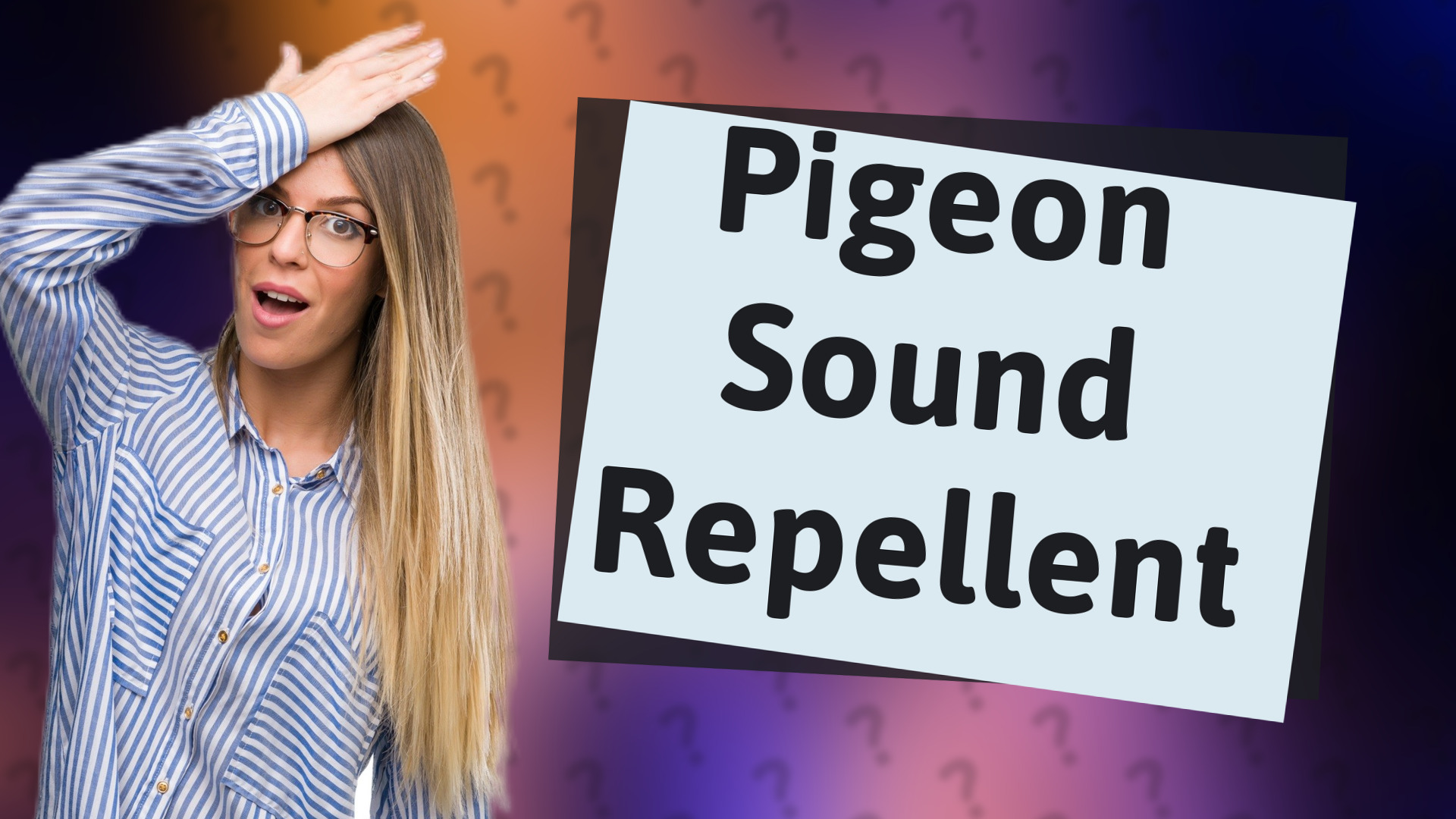 Pigeon Sound Repellent