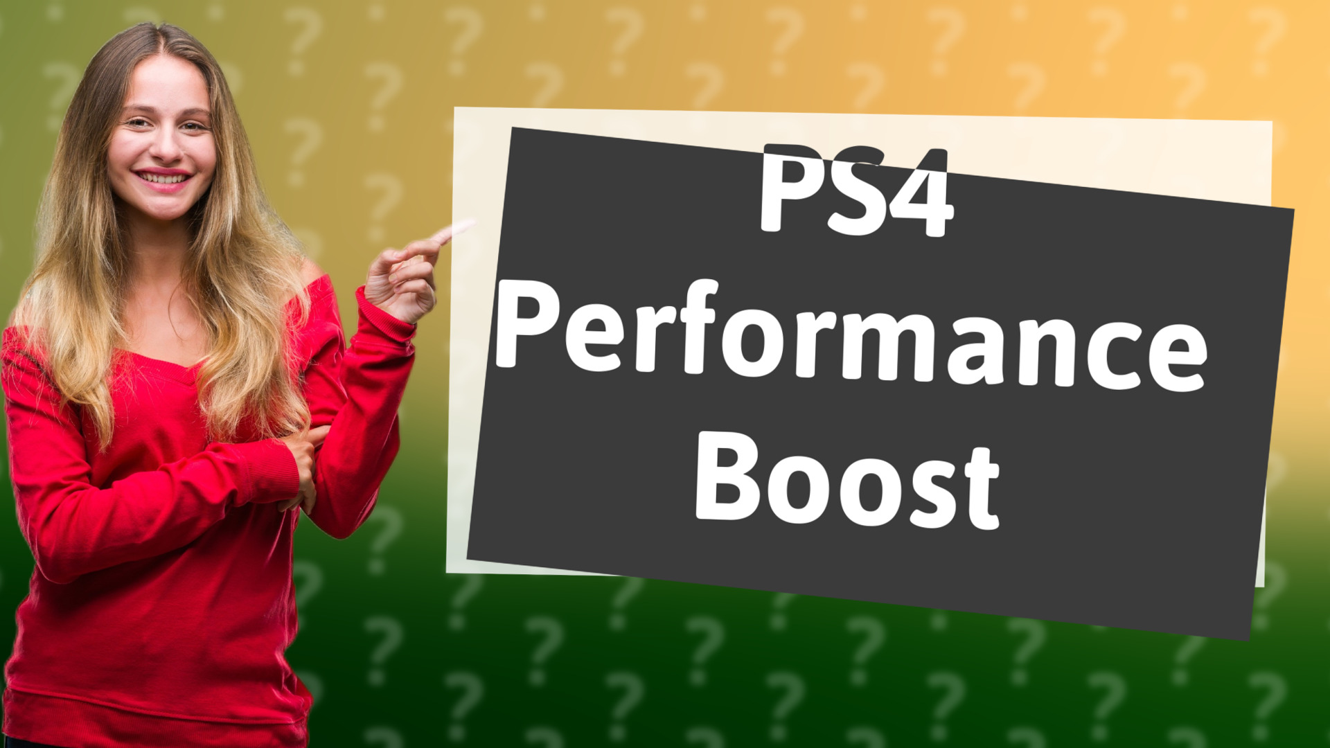 PS4 Performance Boost