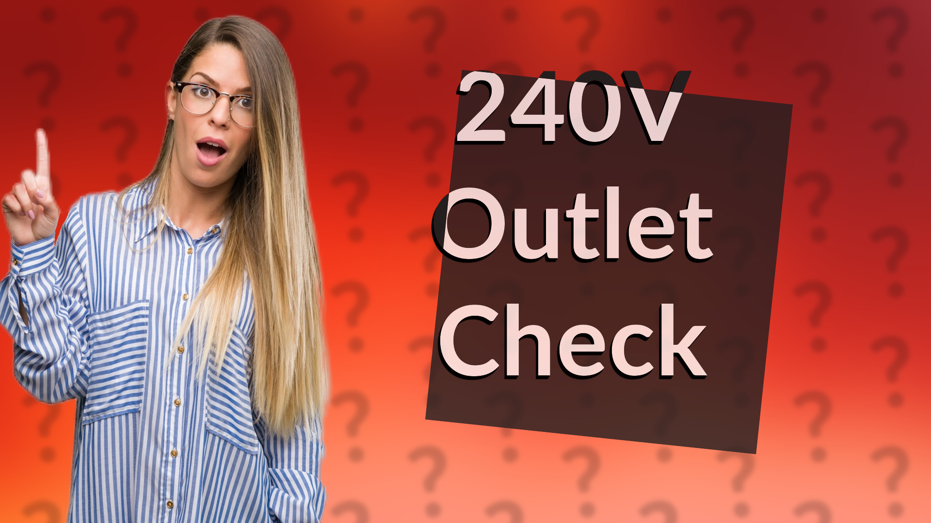 240V Outlet Check