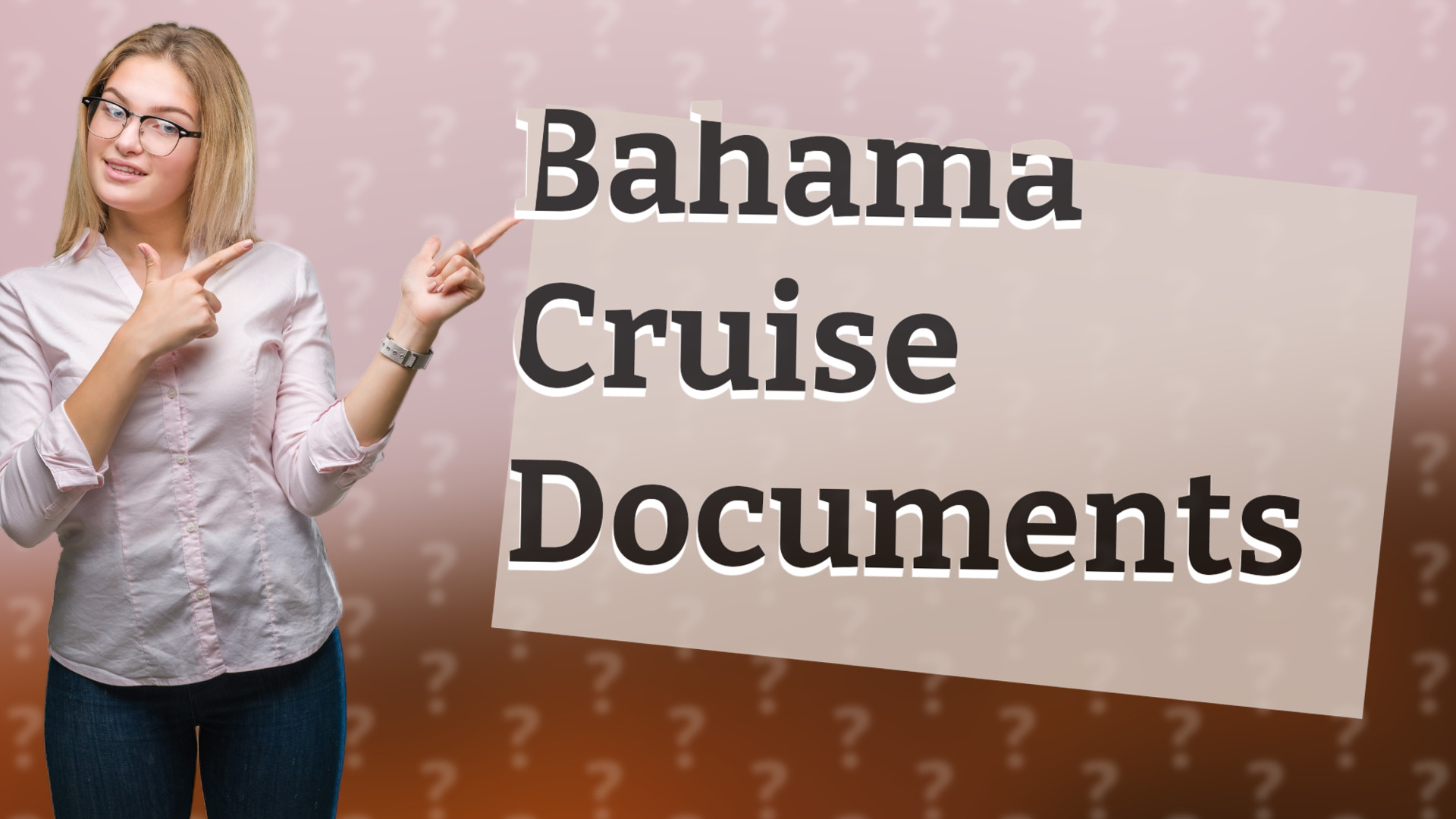 Bahama Cruise Documents