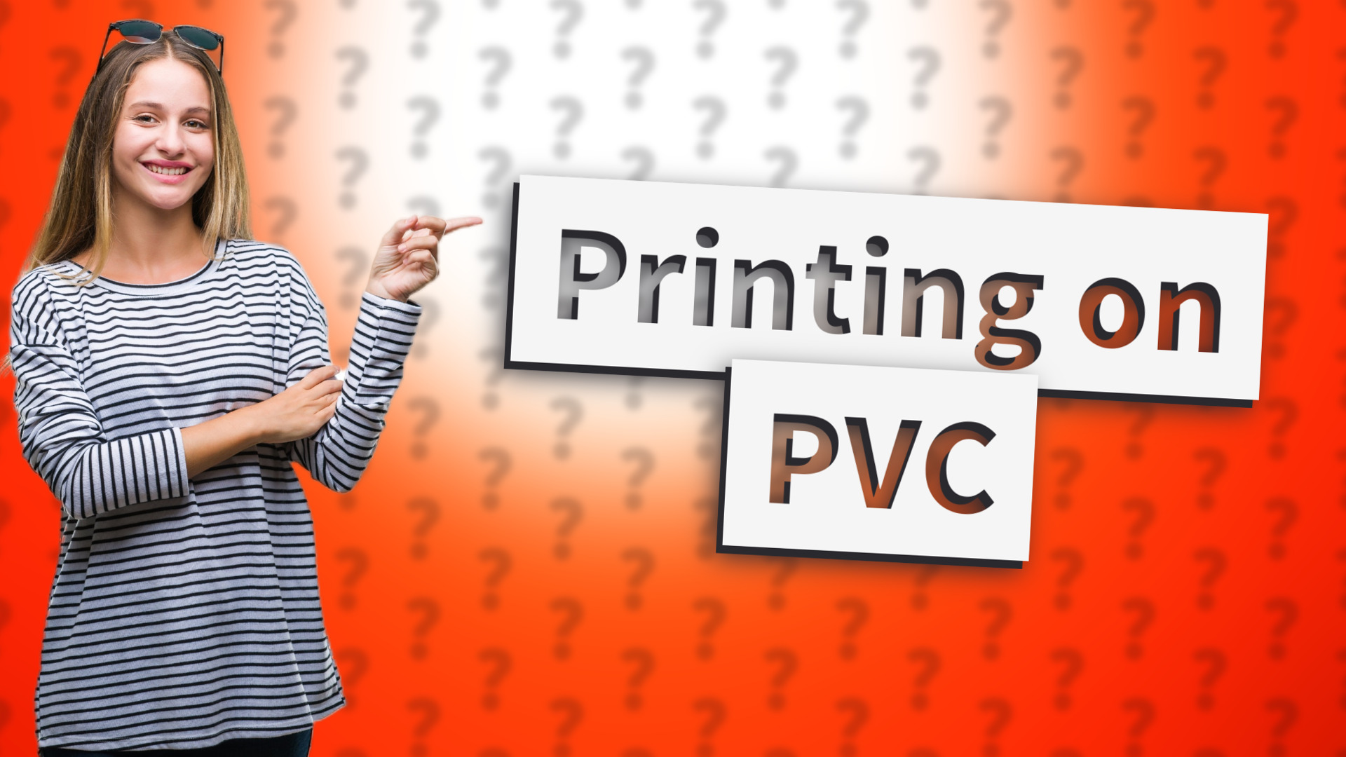 Printing on PVC