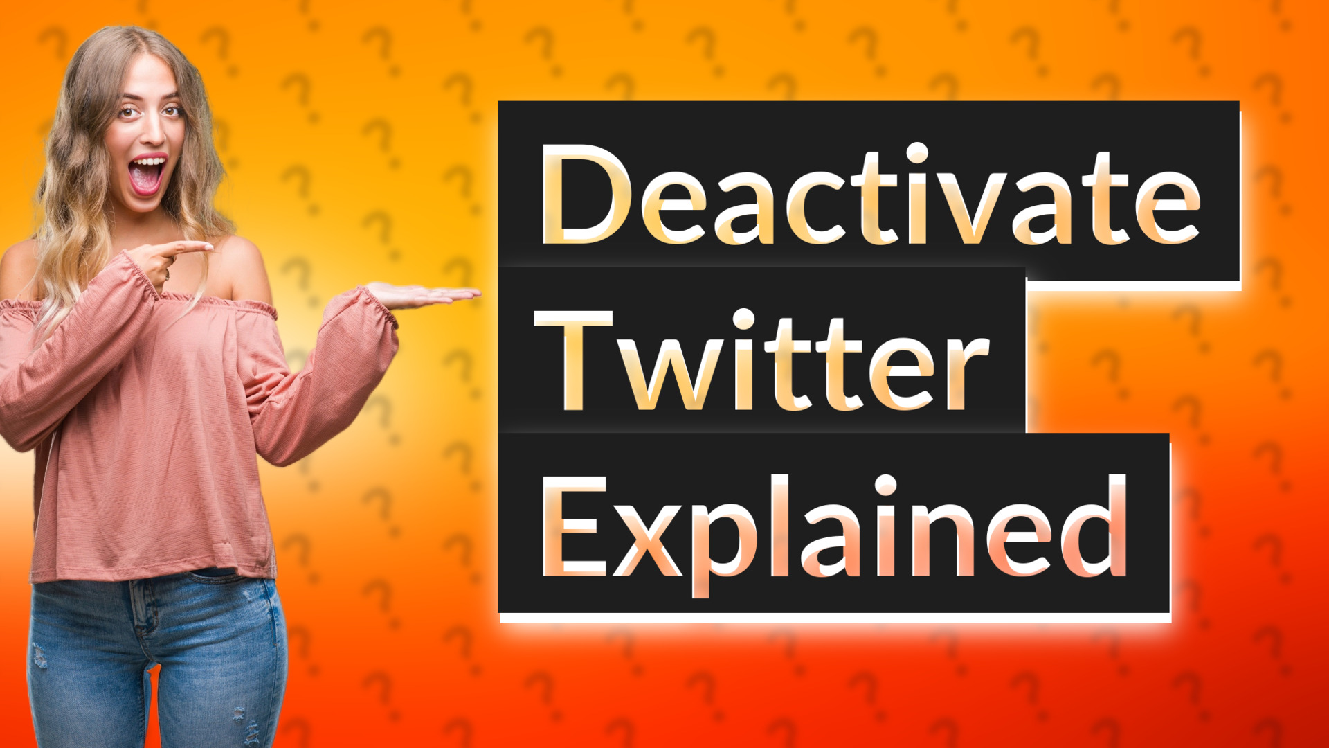 Deactivate Twitter Explained