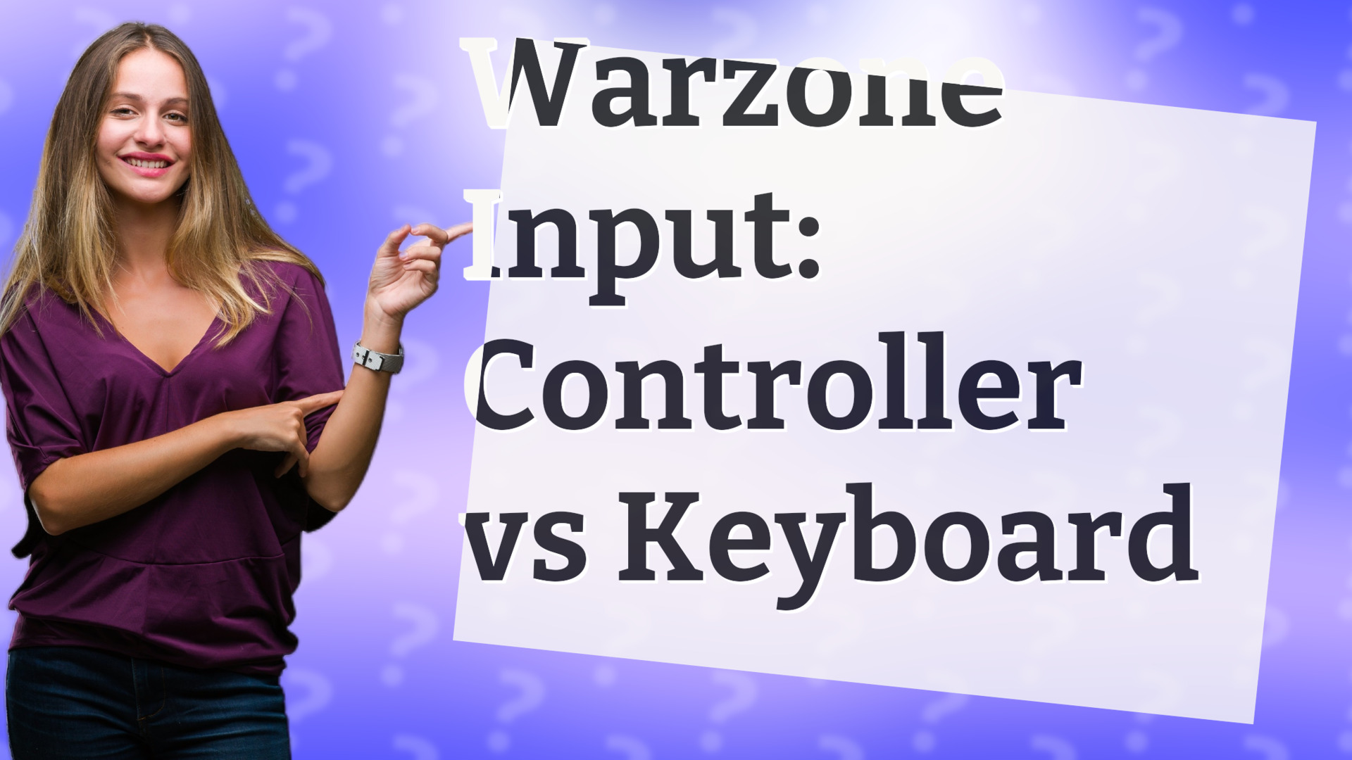 Warzone Input: Controller vs Keyboard
