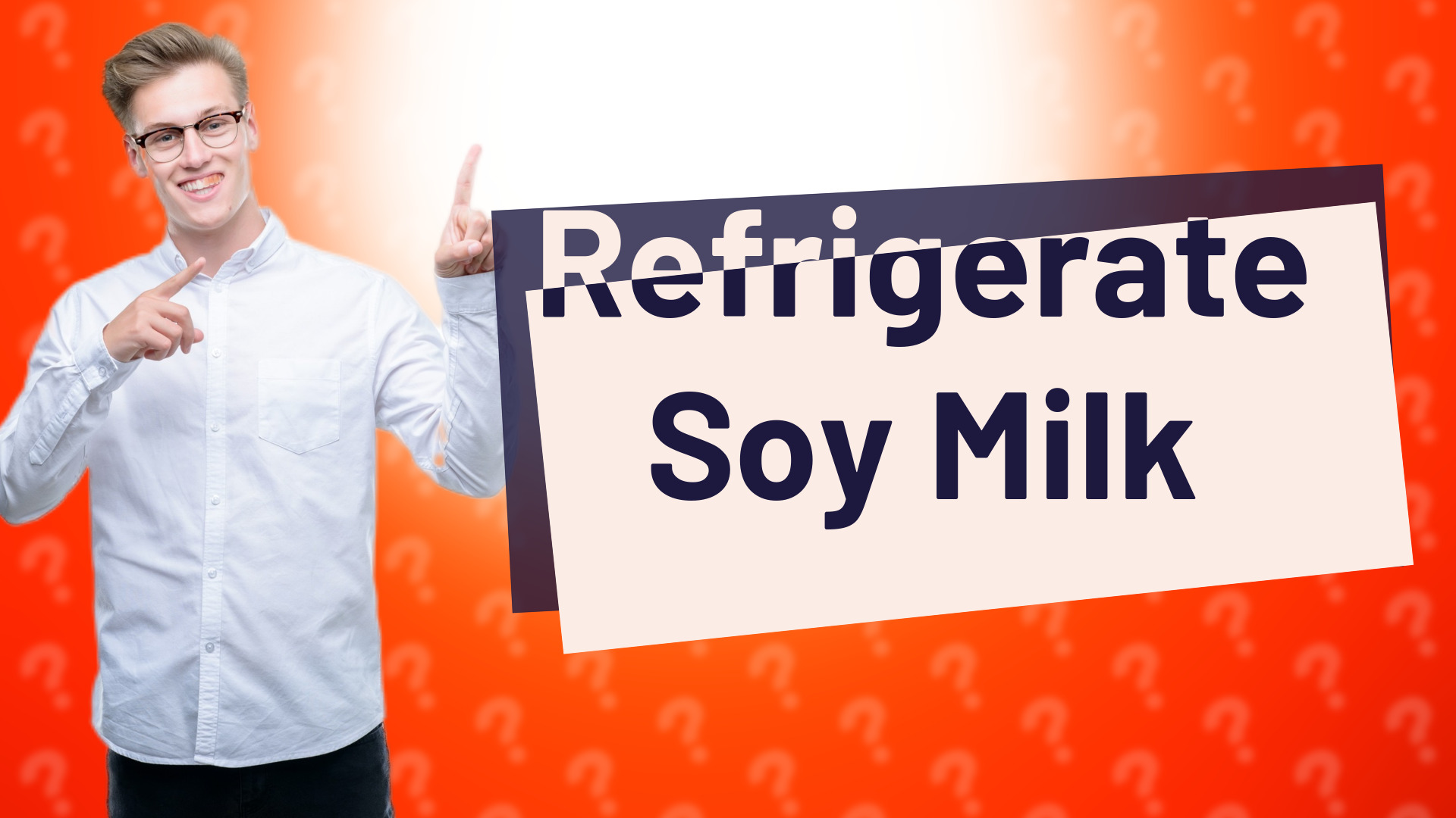 Refrigerate Soy Milk