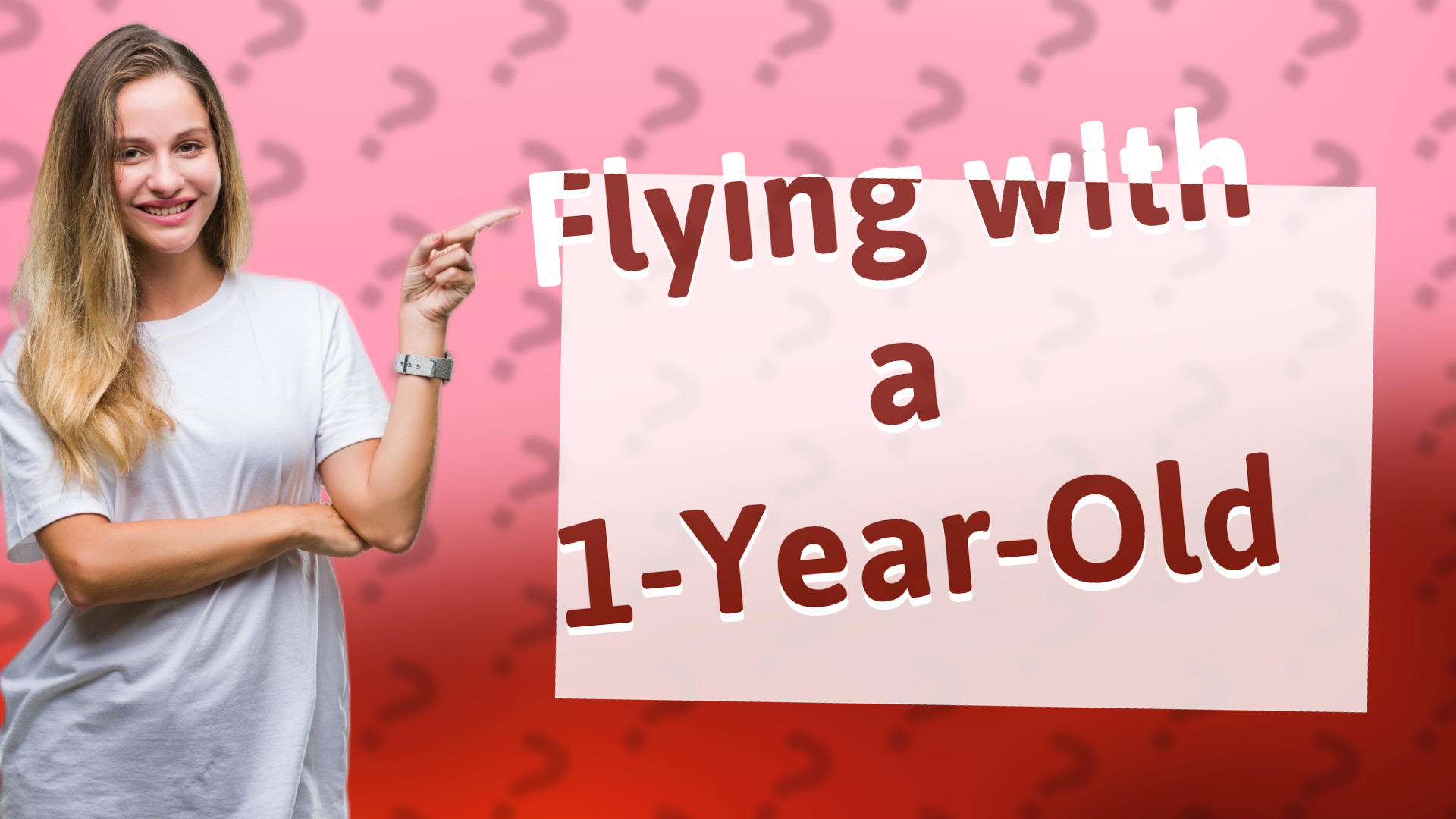 Flying with a 1-Year-Old