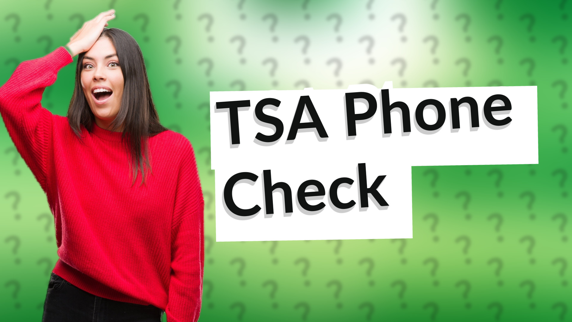 TSA Phone Check