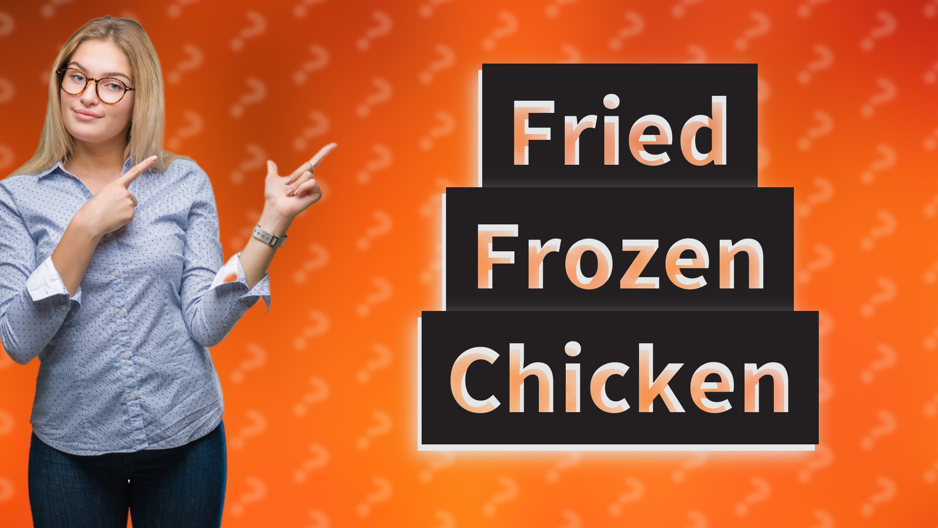 Fried Frozen Chicken