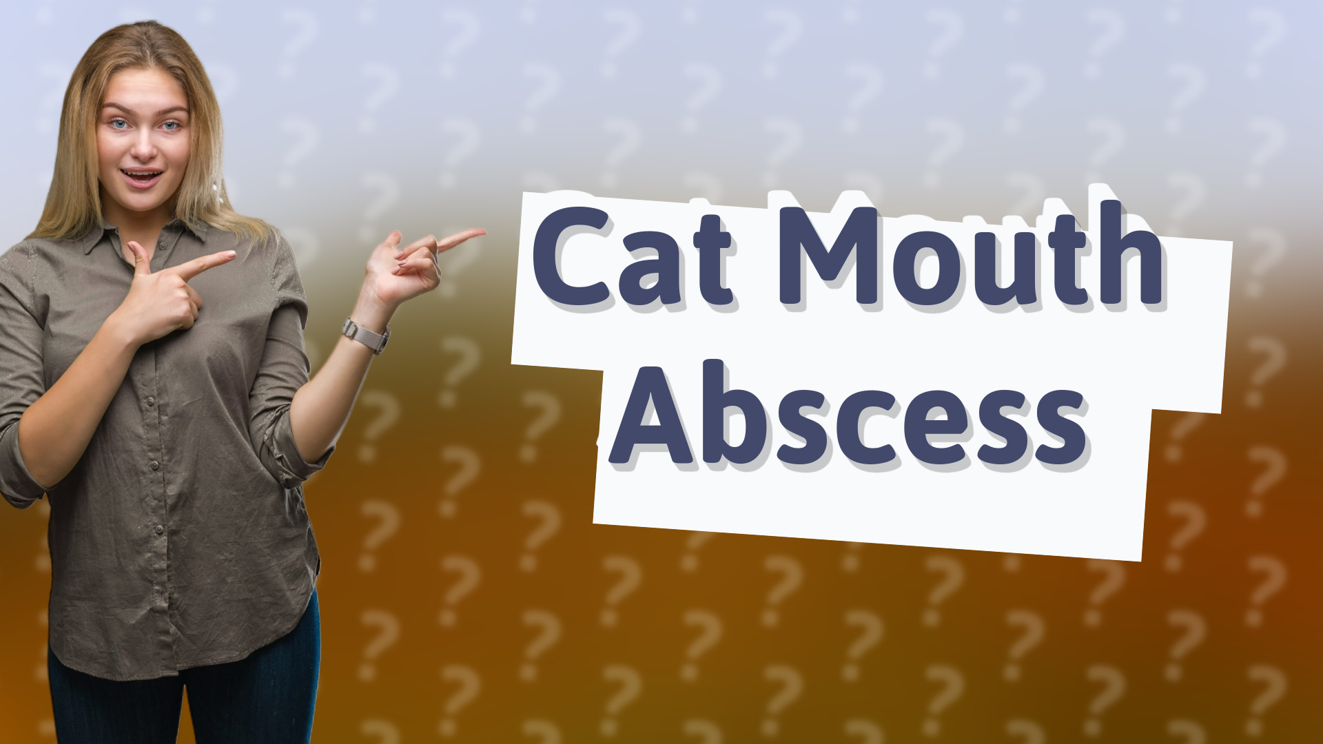 Cat Mouth Abscess