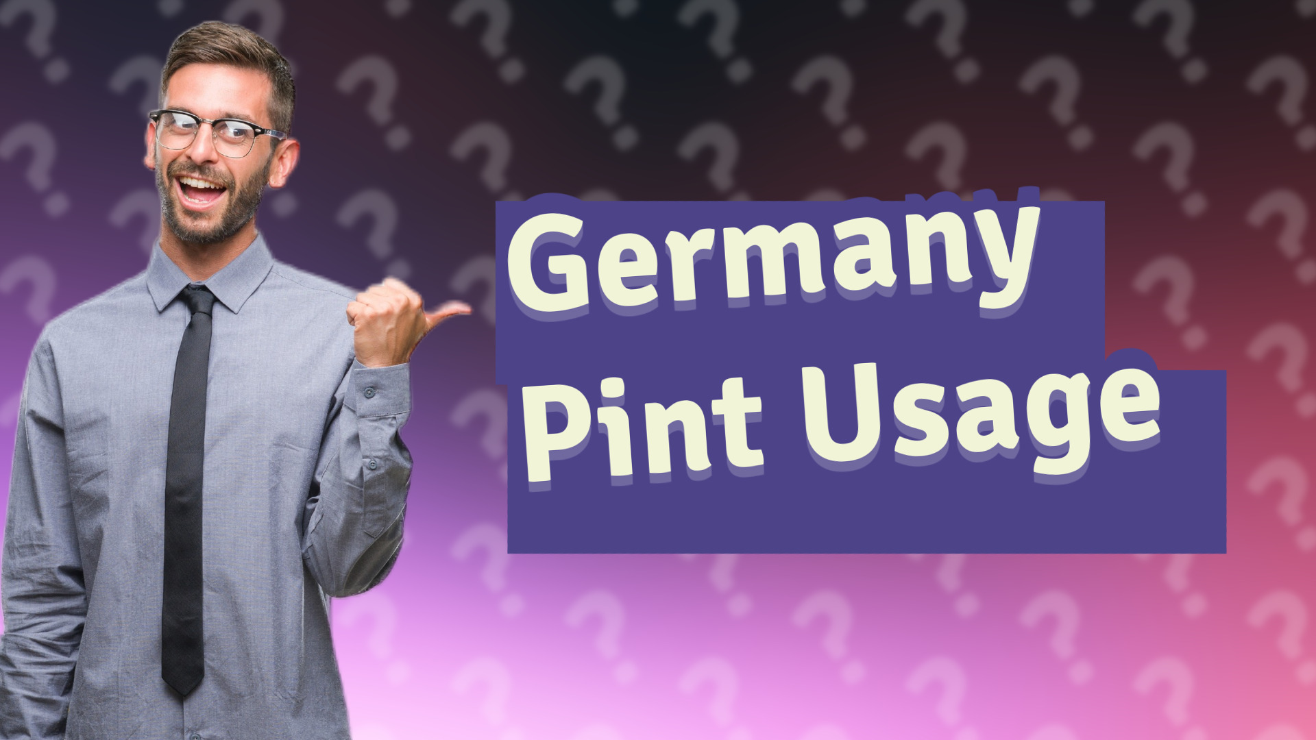 Germany Pint Usage