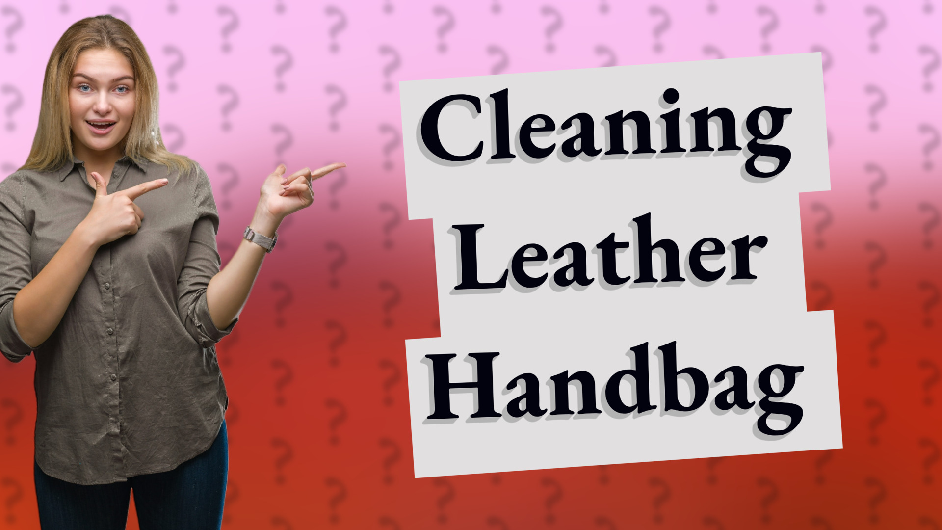 Cleaning Leather Handbag