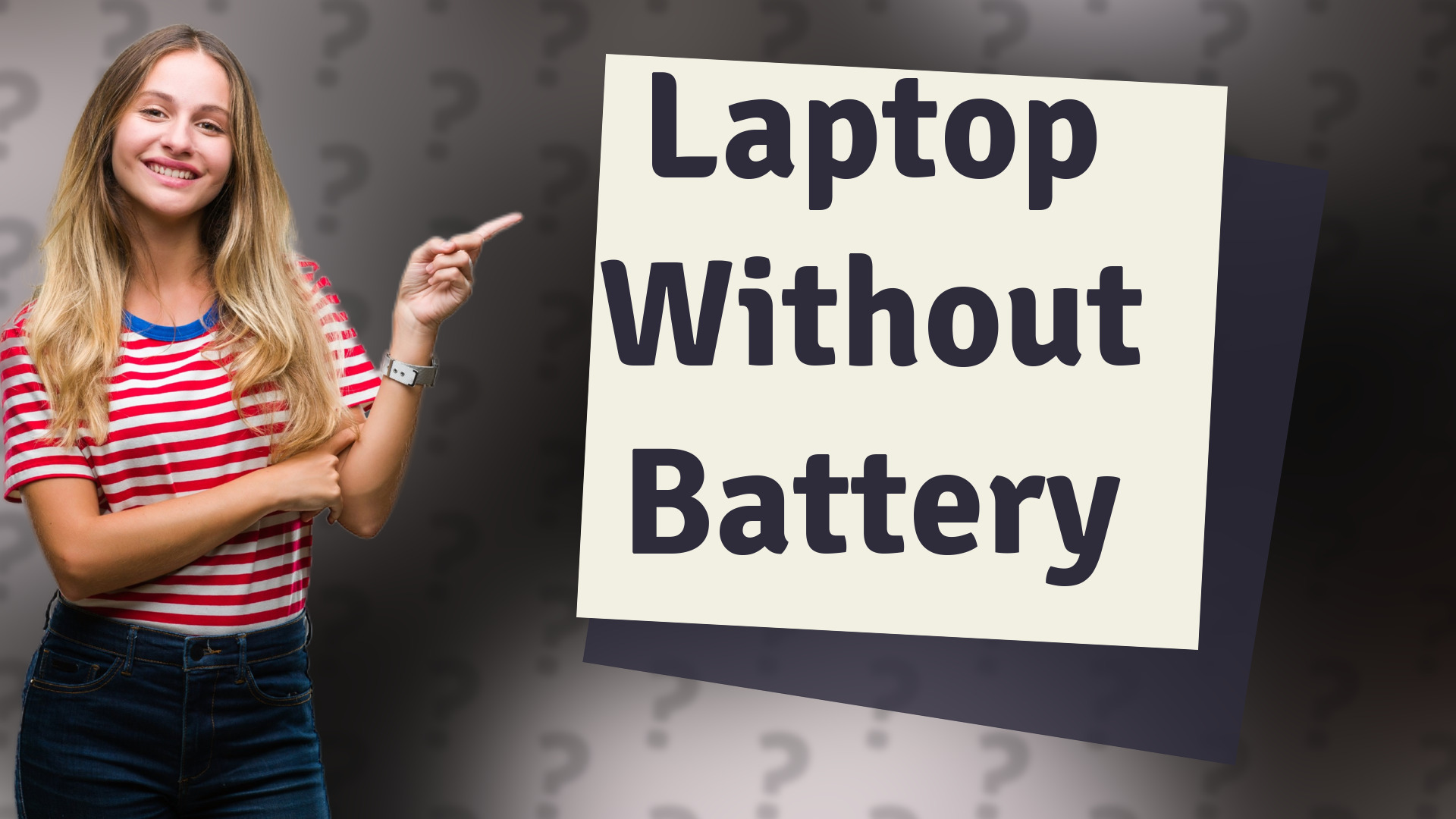 Laptop Without Battery