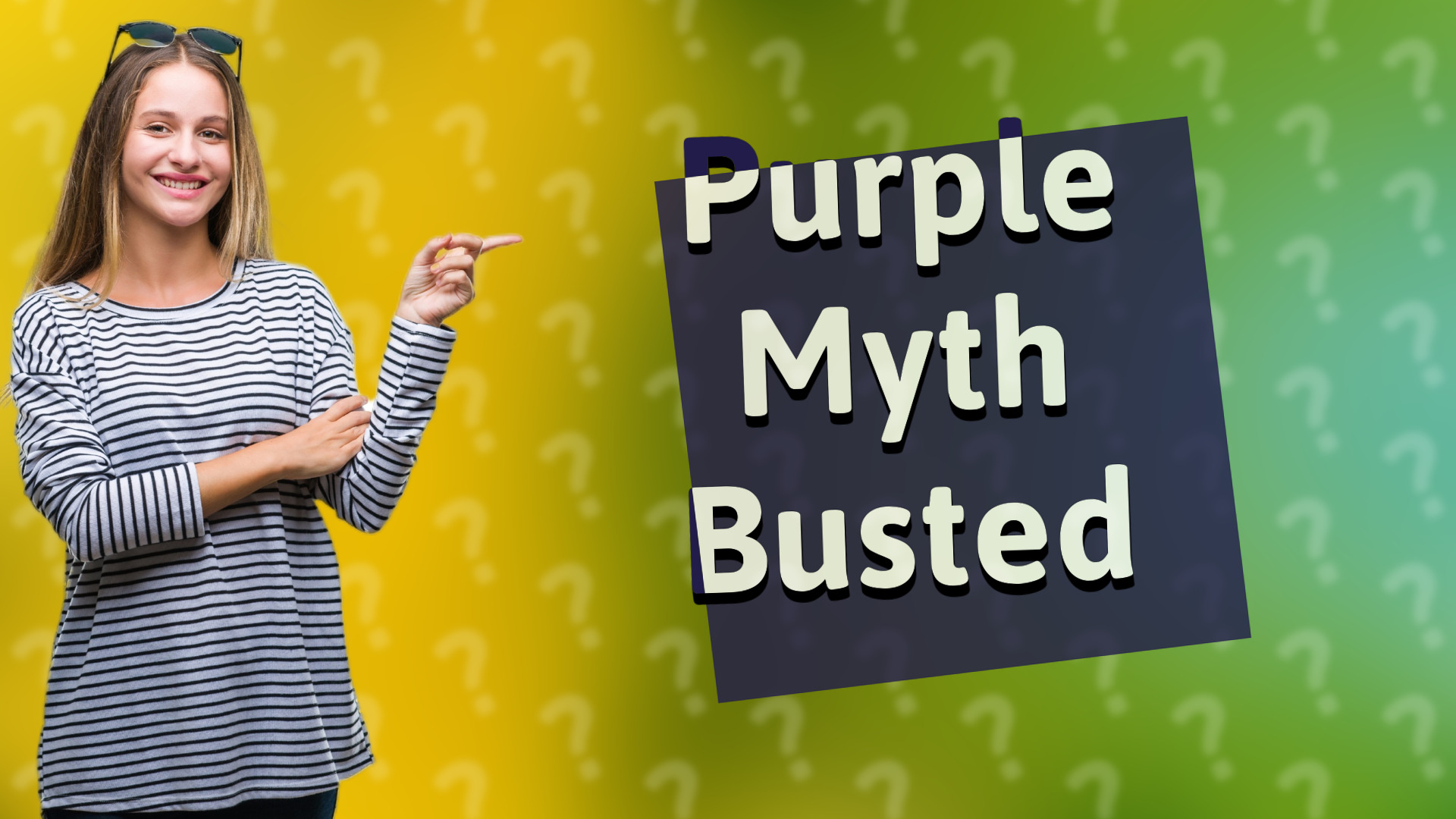 Purple Myth Busted