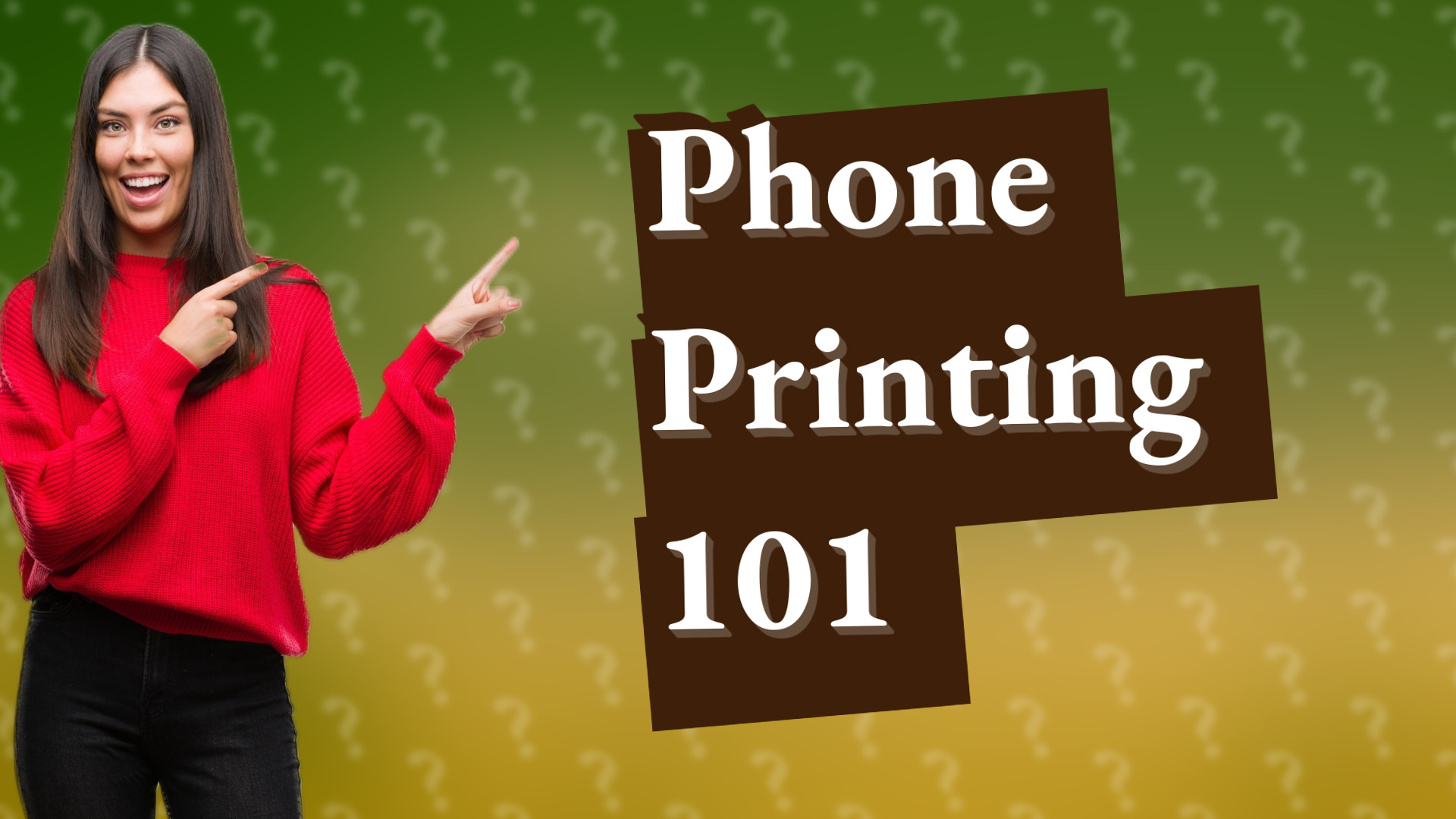 Phone Printing 101