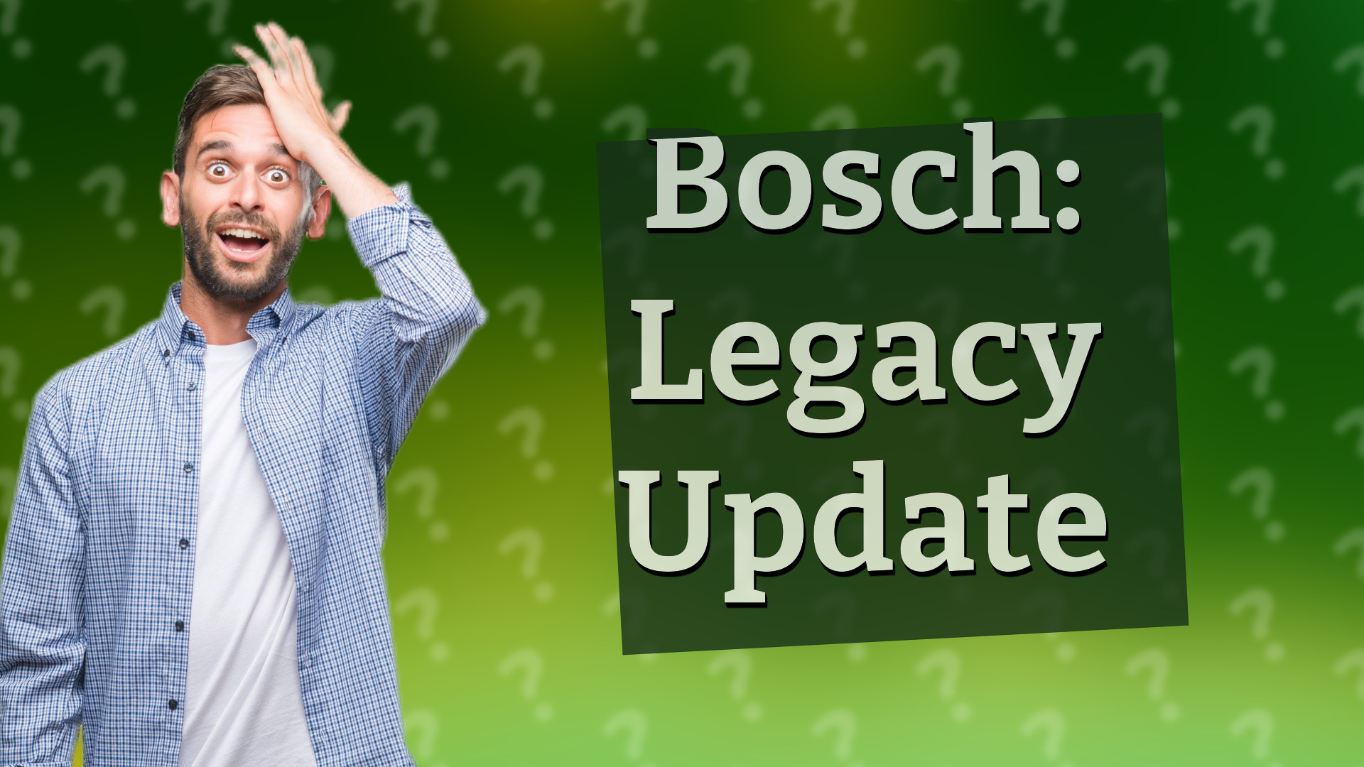 Bosch: Legacy Update