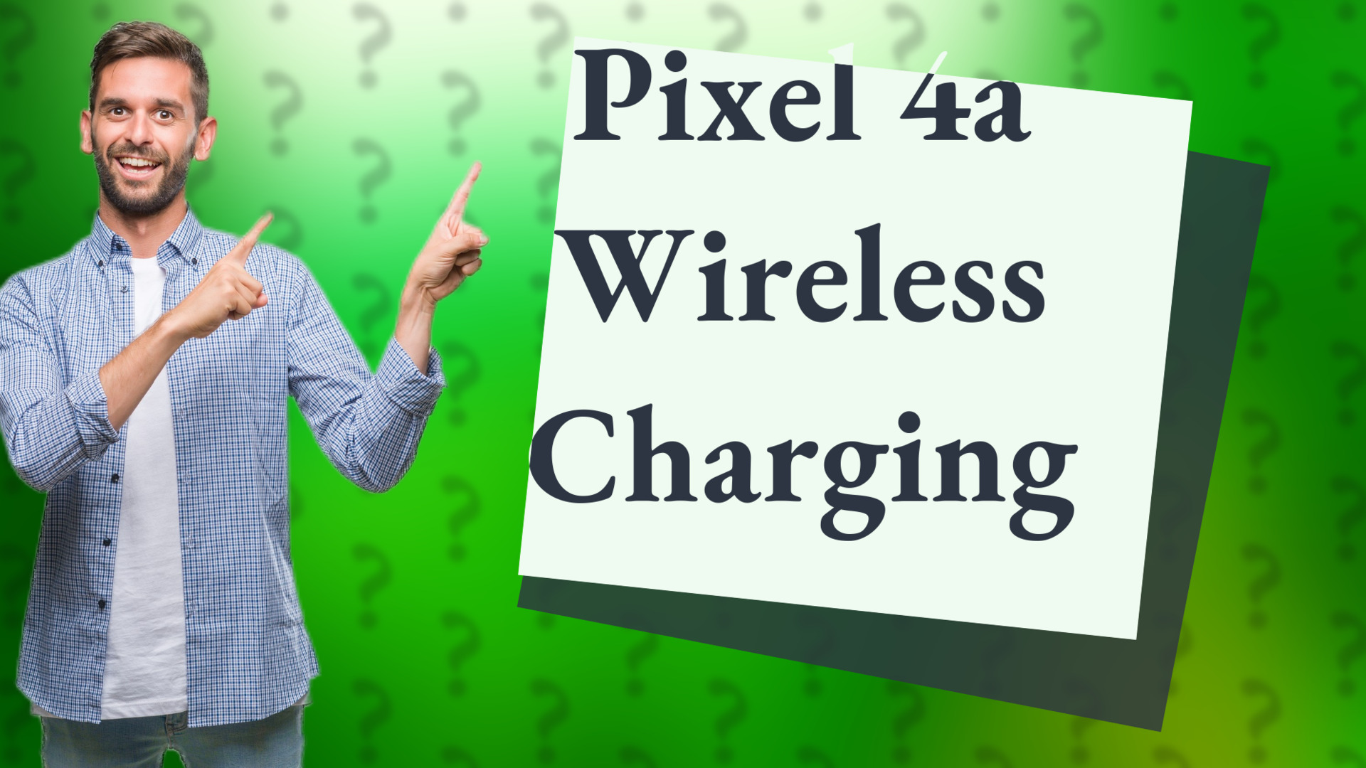 Pixel 4a Wireless Charging