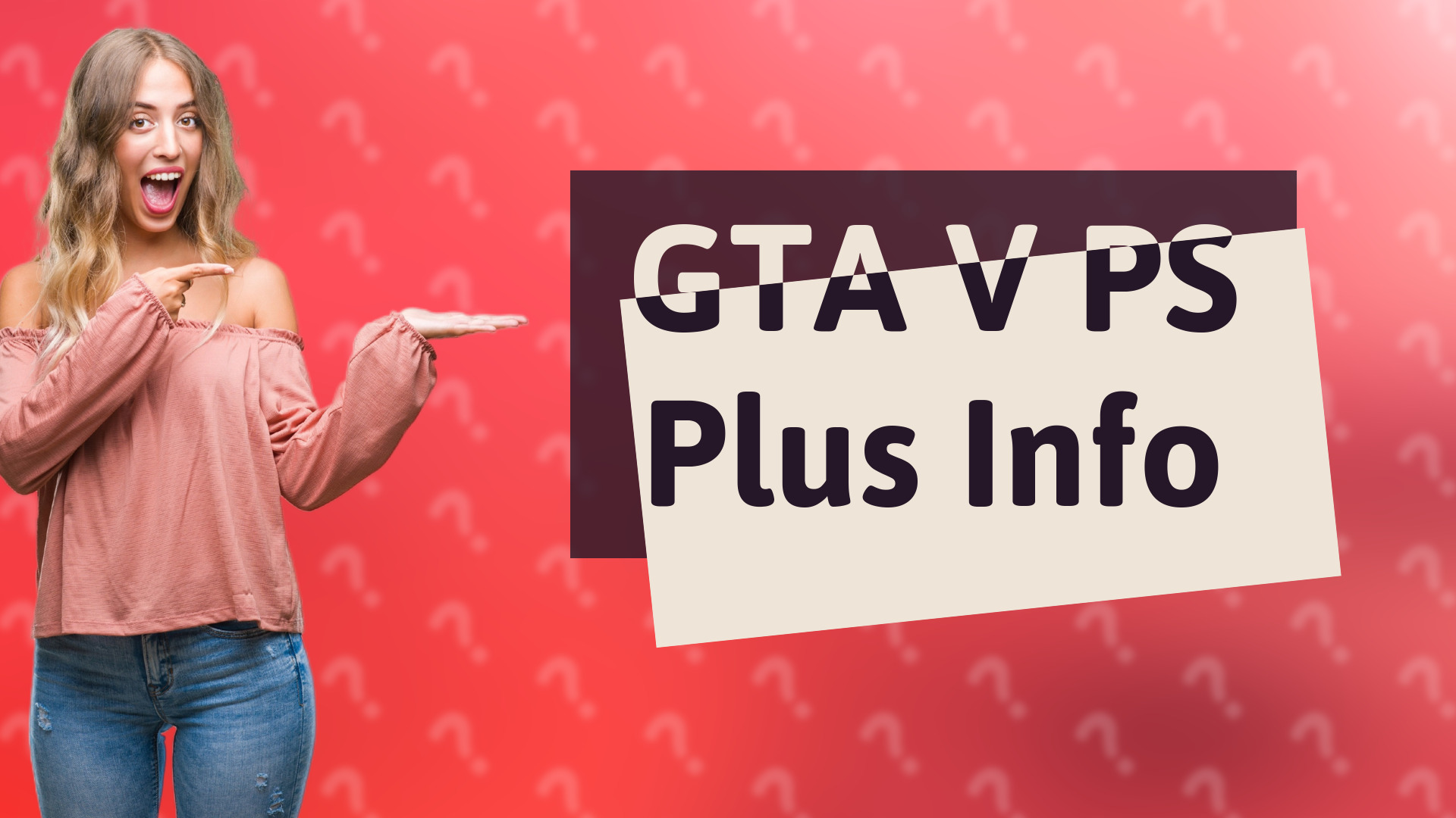 GTA V PS Plus Info