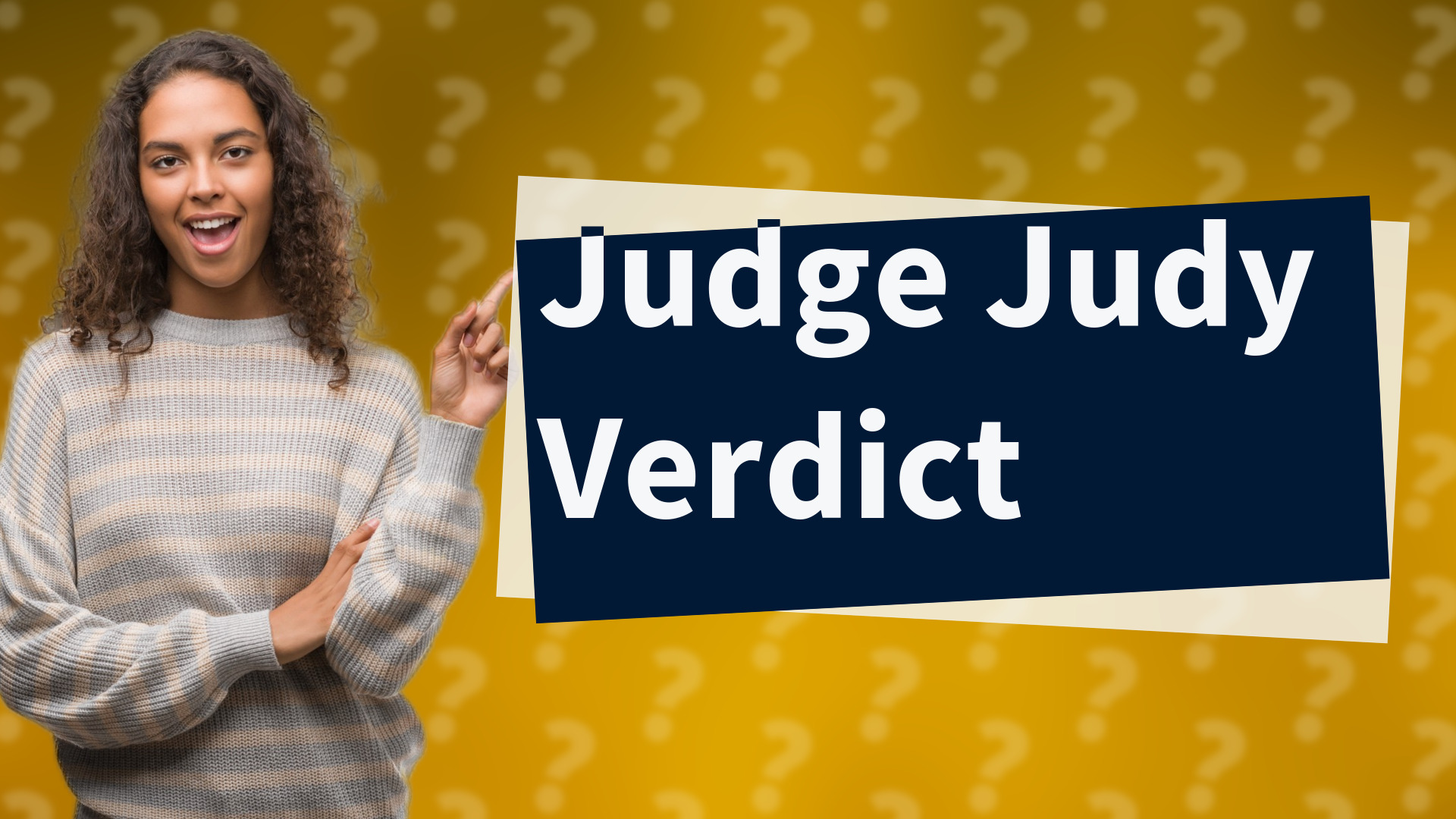 Judge Judy Verdict