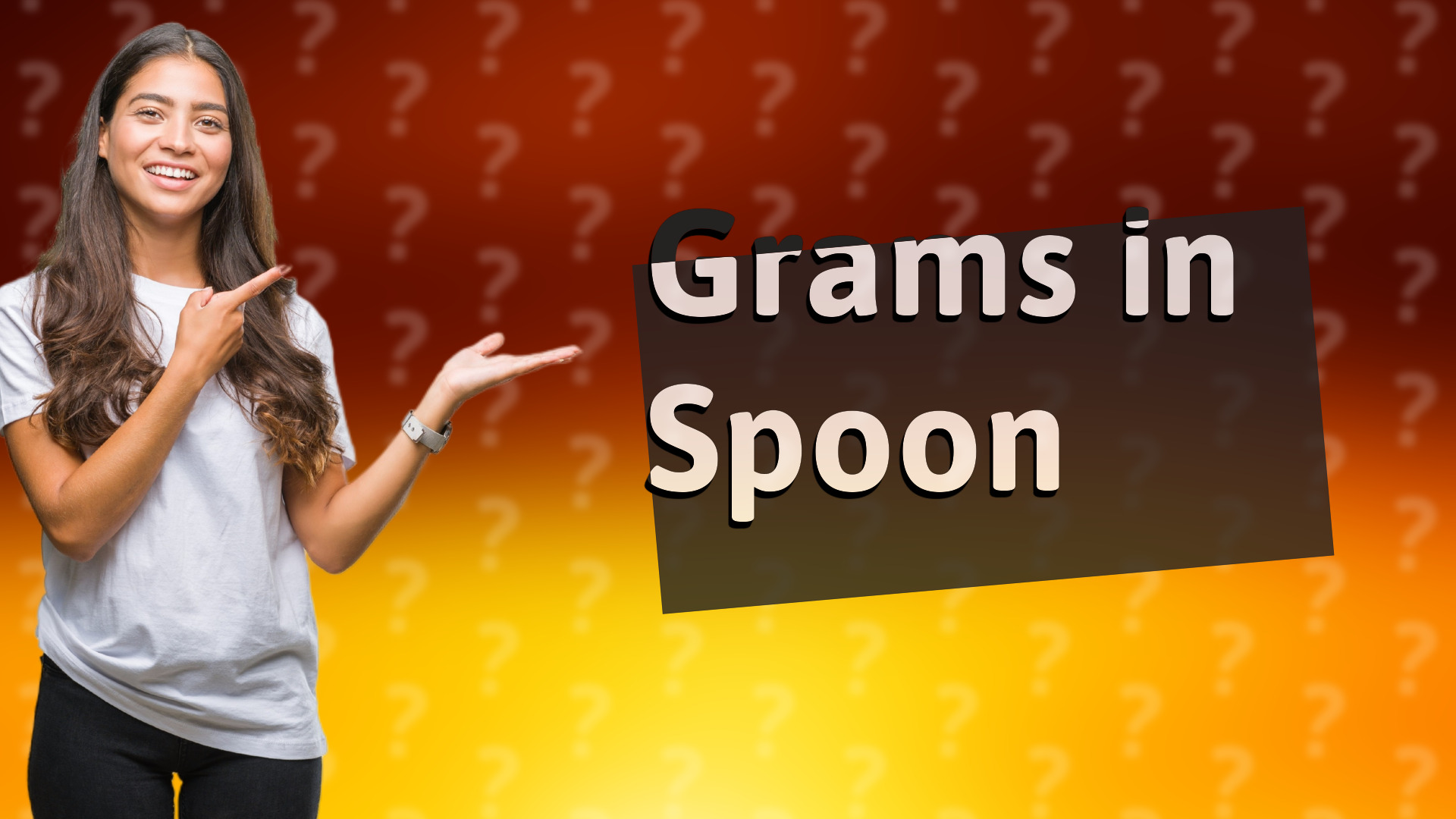Grams in Spoon