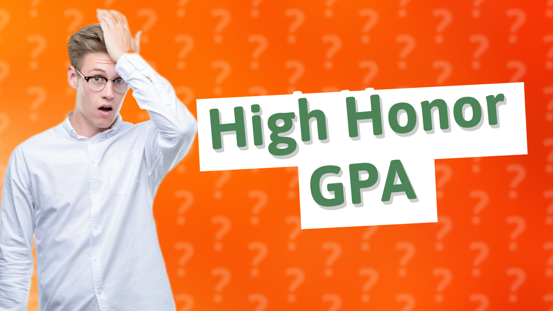 High Honor GPA