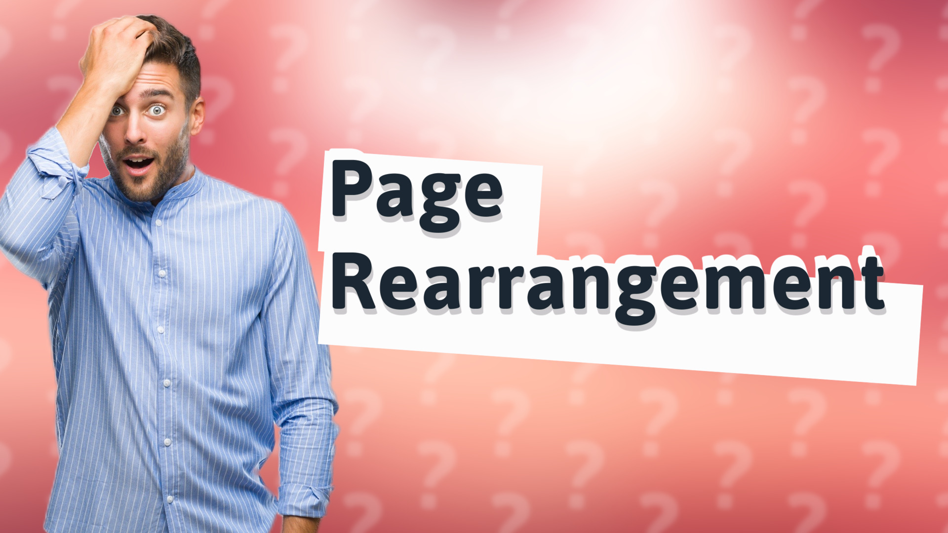 Page Rearrangement