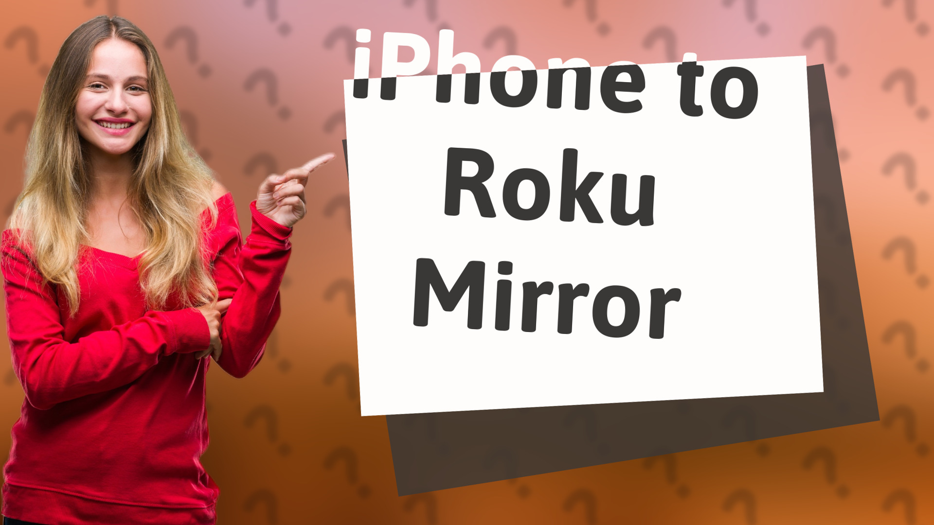 iPhone to Roku Mirror