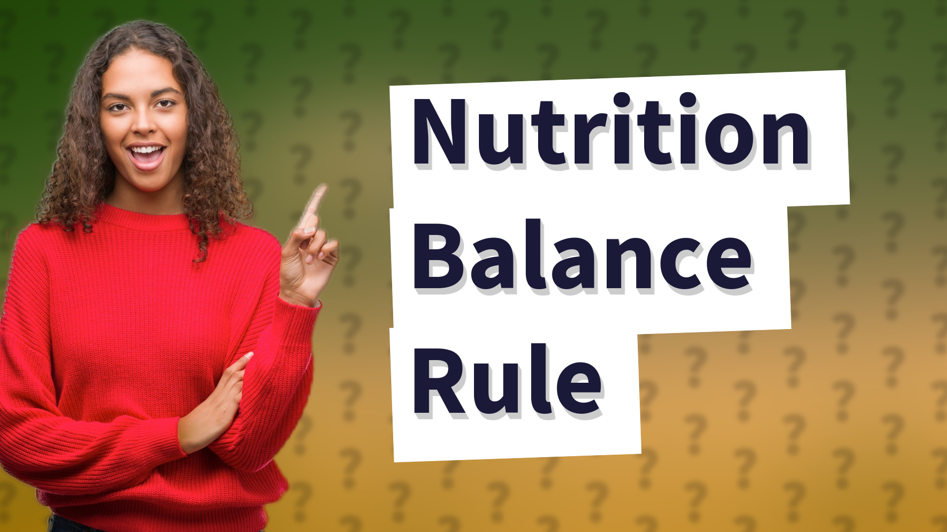 Nutrition Balance Rule