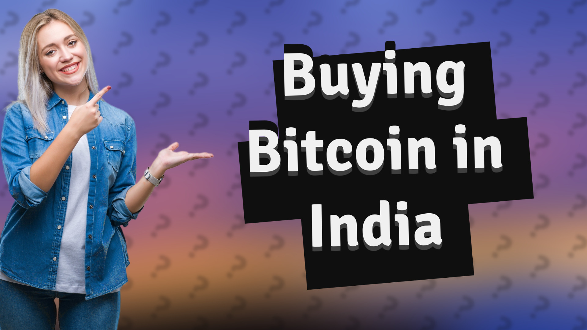 Buying Bitcoin in India