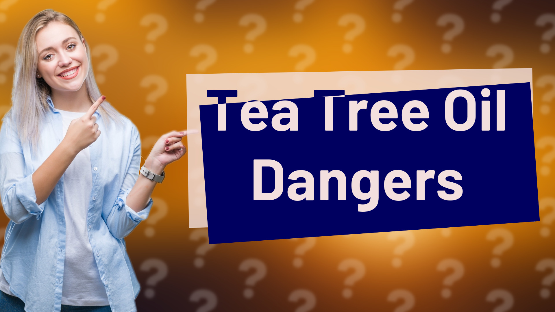 Tea Tree Oil Dangers