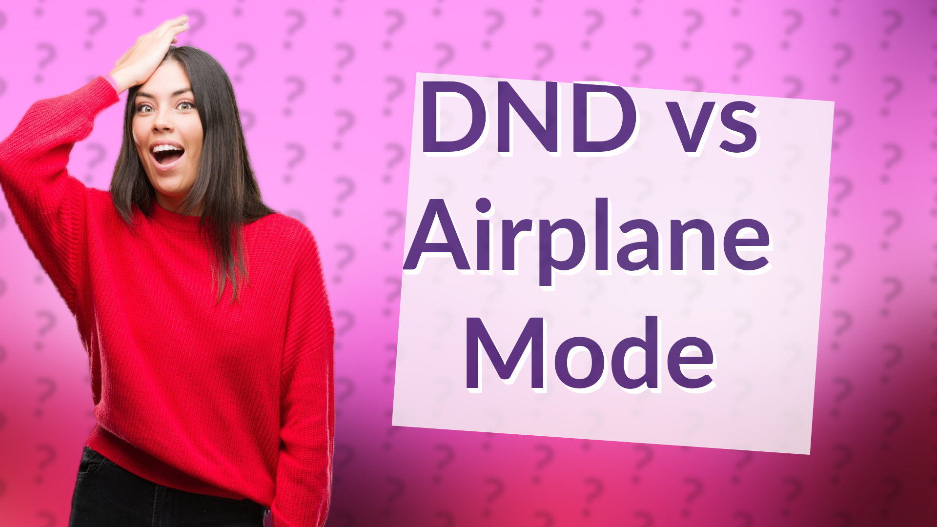 DND vs Airplane Mode