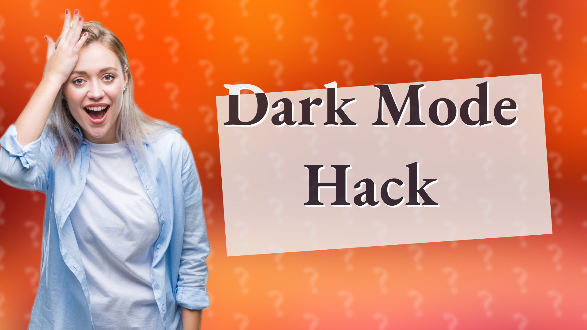 Dark Mode Hack