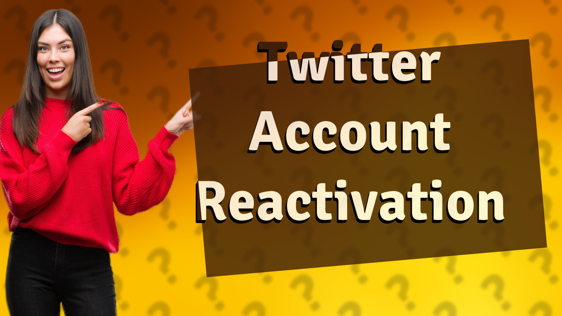Twitter Account Reactivation
