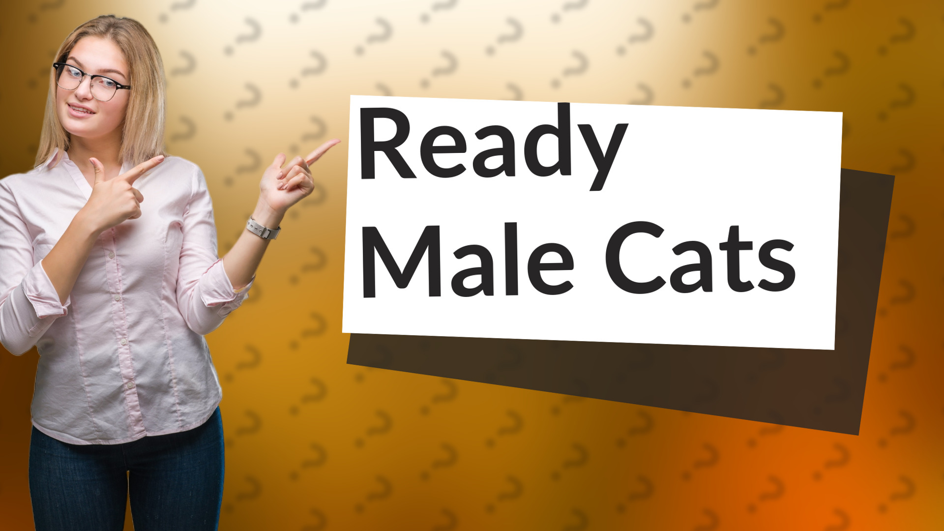 Ready Male Cats