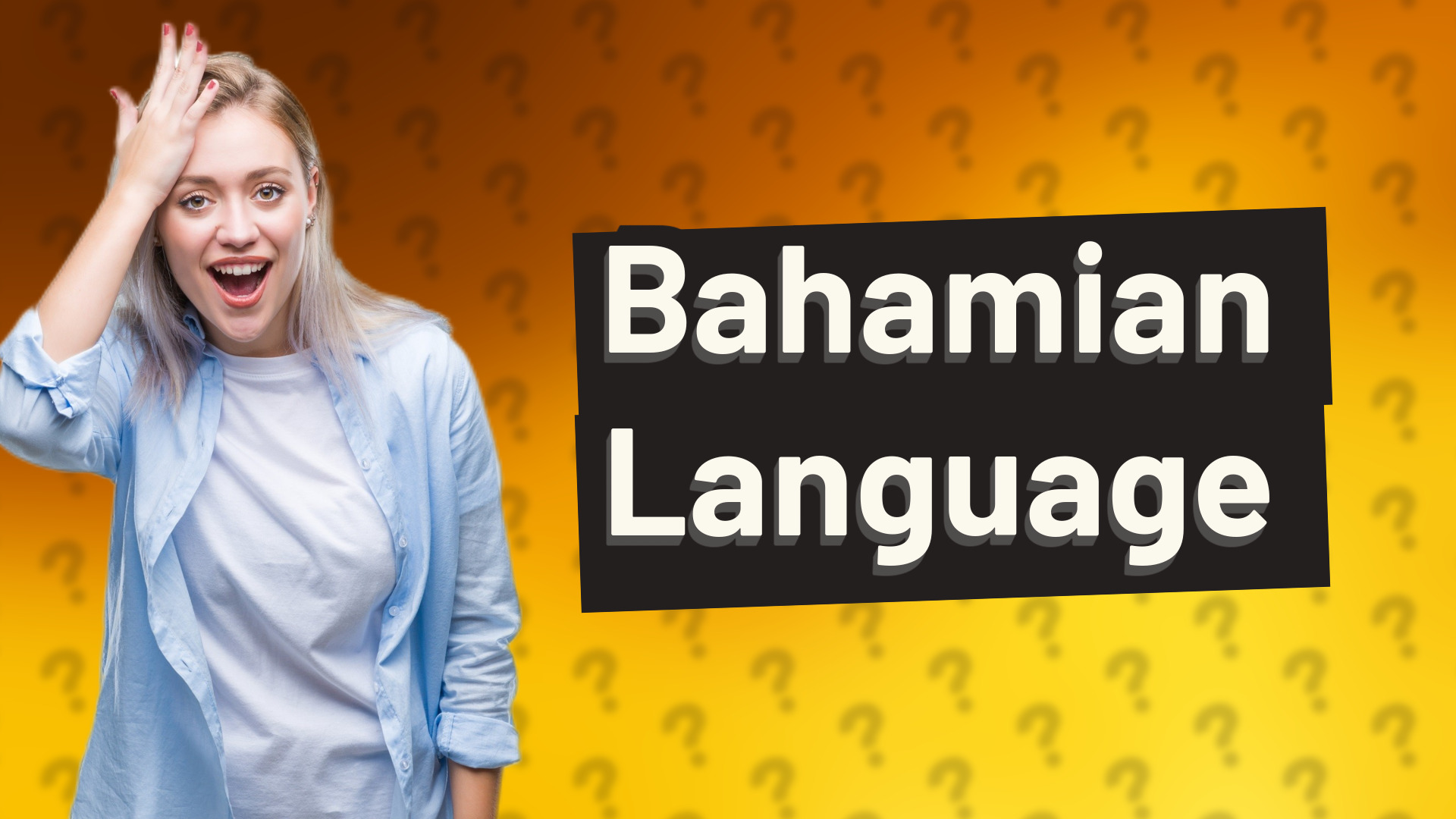 Bahamian Language