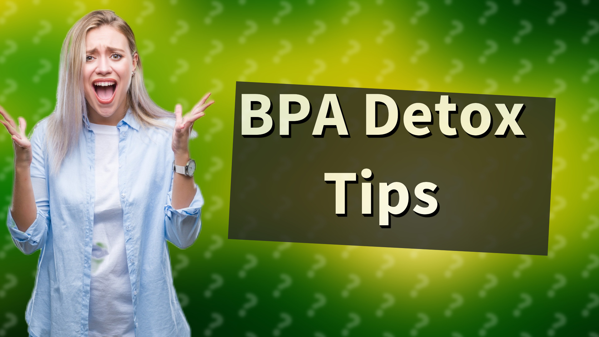 BPA Detox Tips