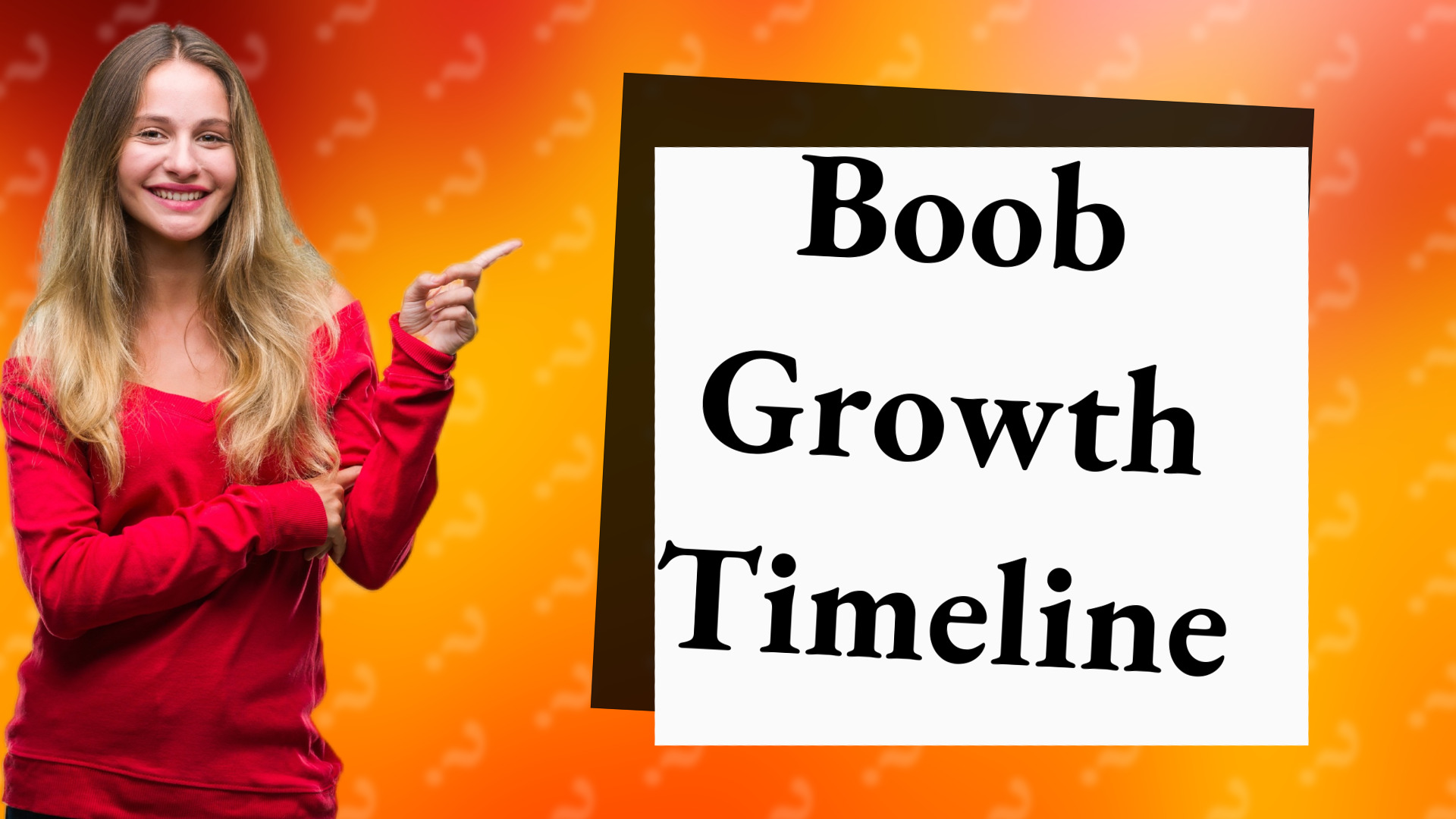Boob Growth Timeline