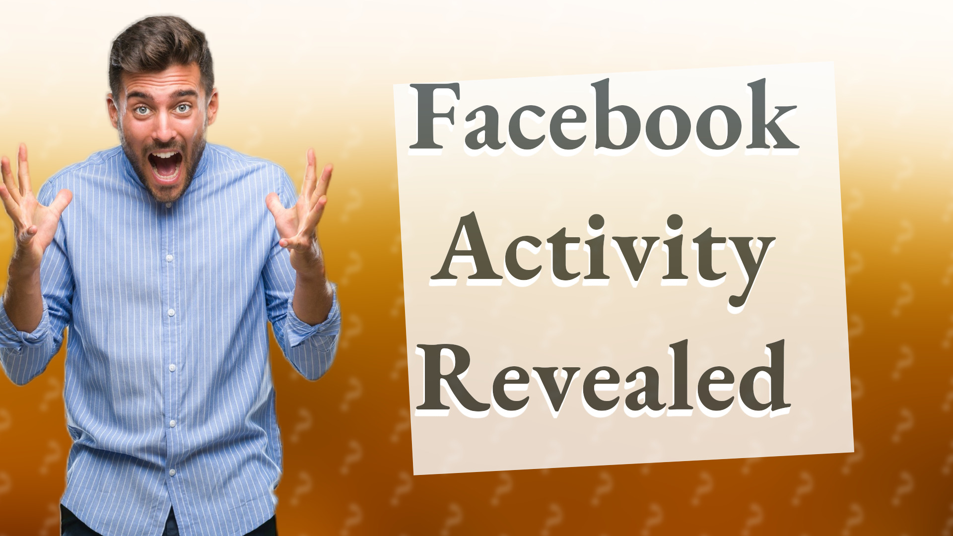 Facebook Activity Revealed