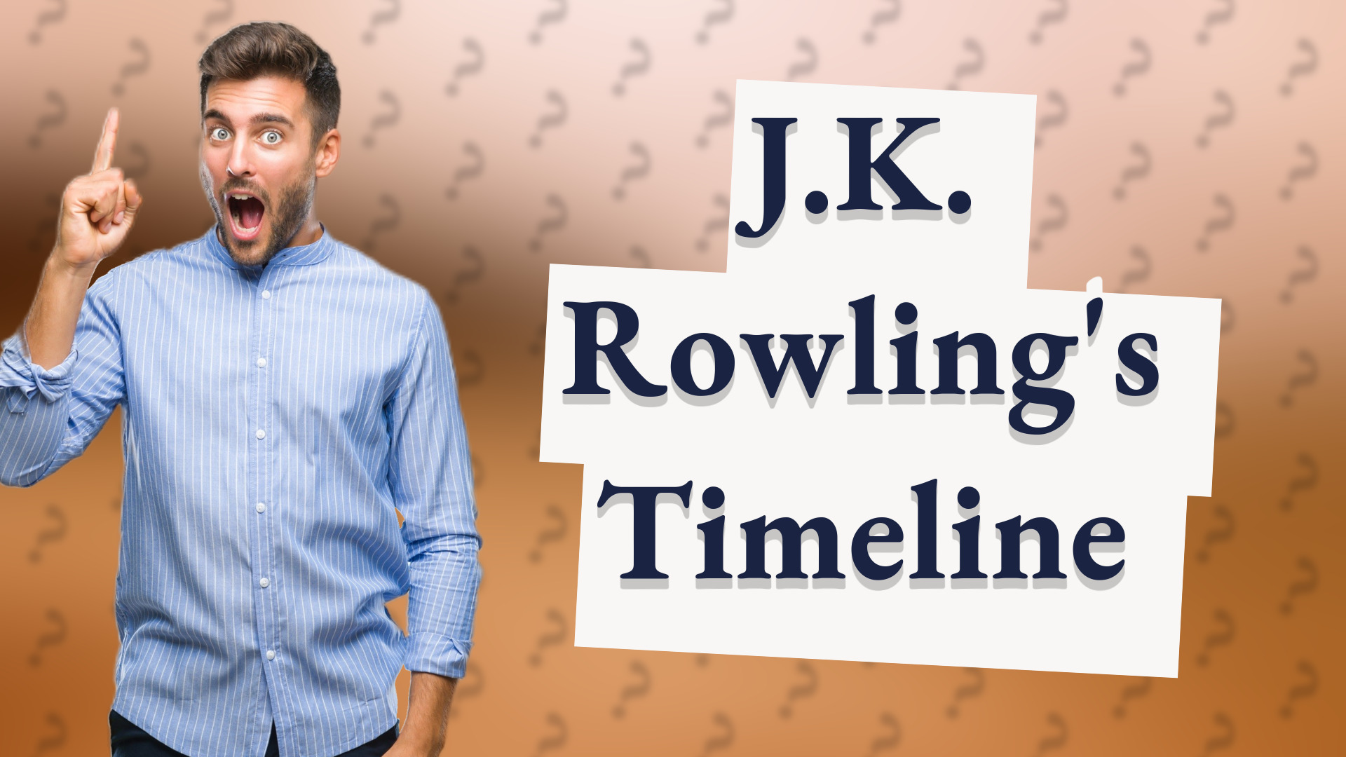 J.K. Rowling's Timeline