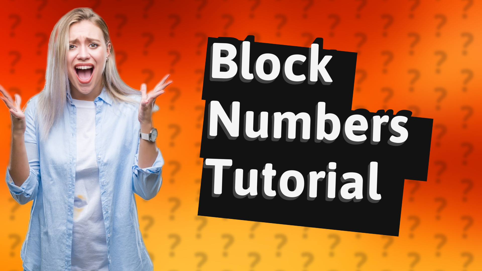 Block Numbers Tutorial