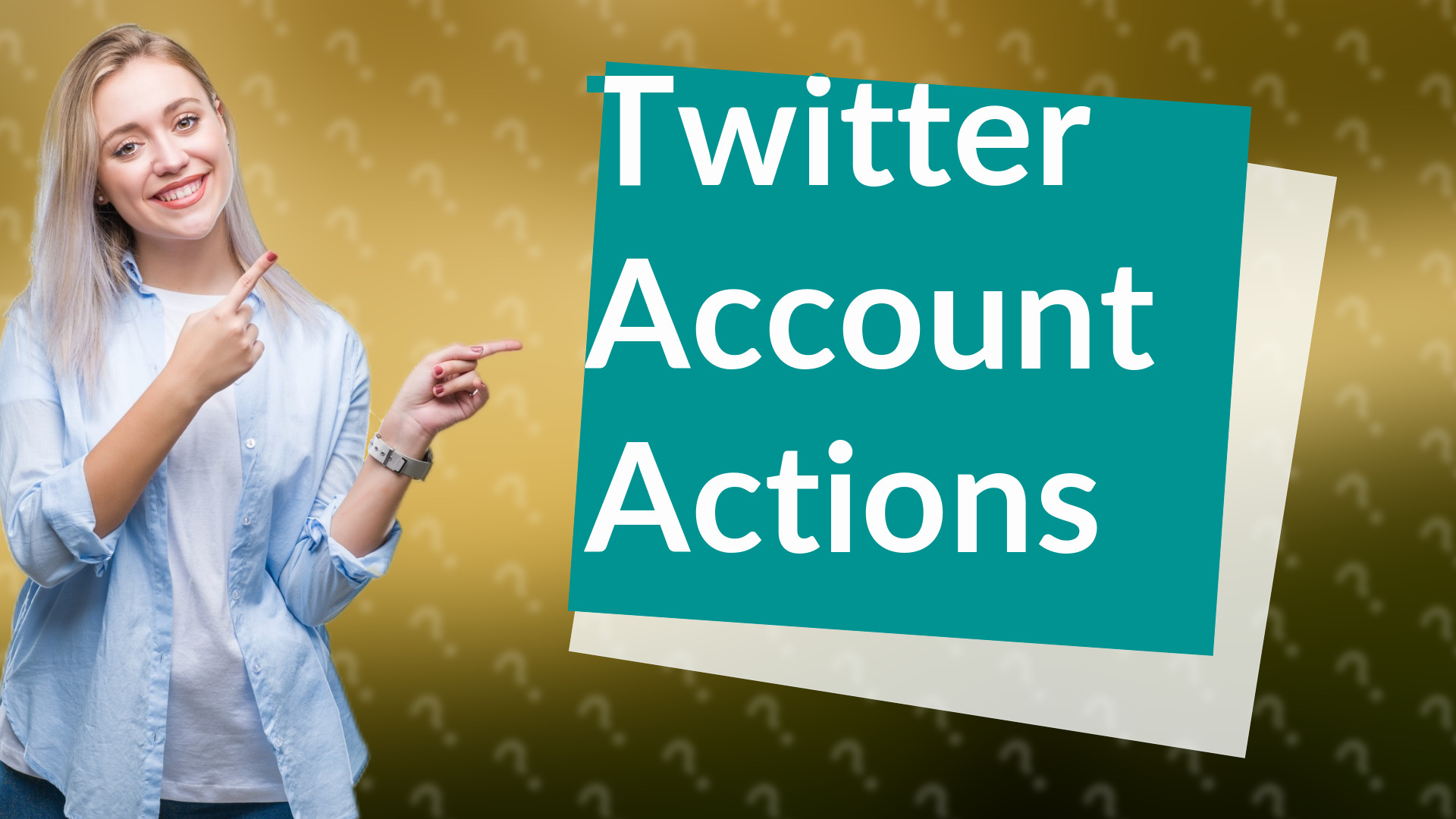 Twitter Account Actions