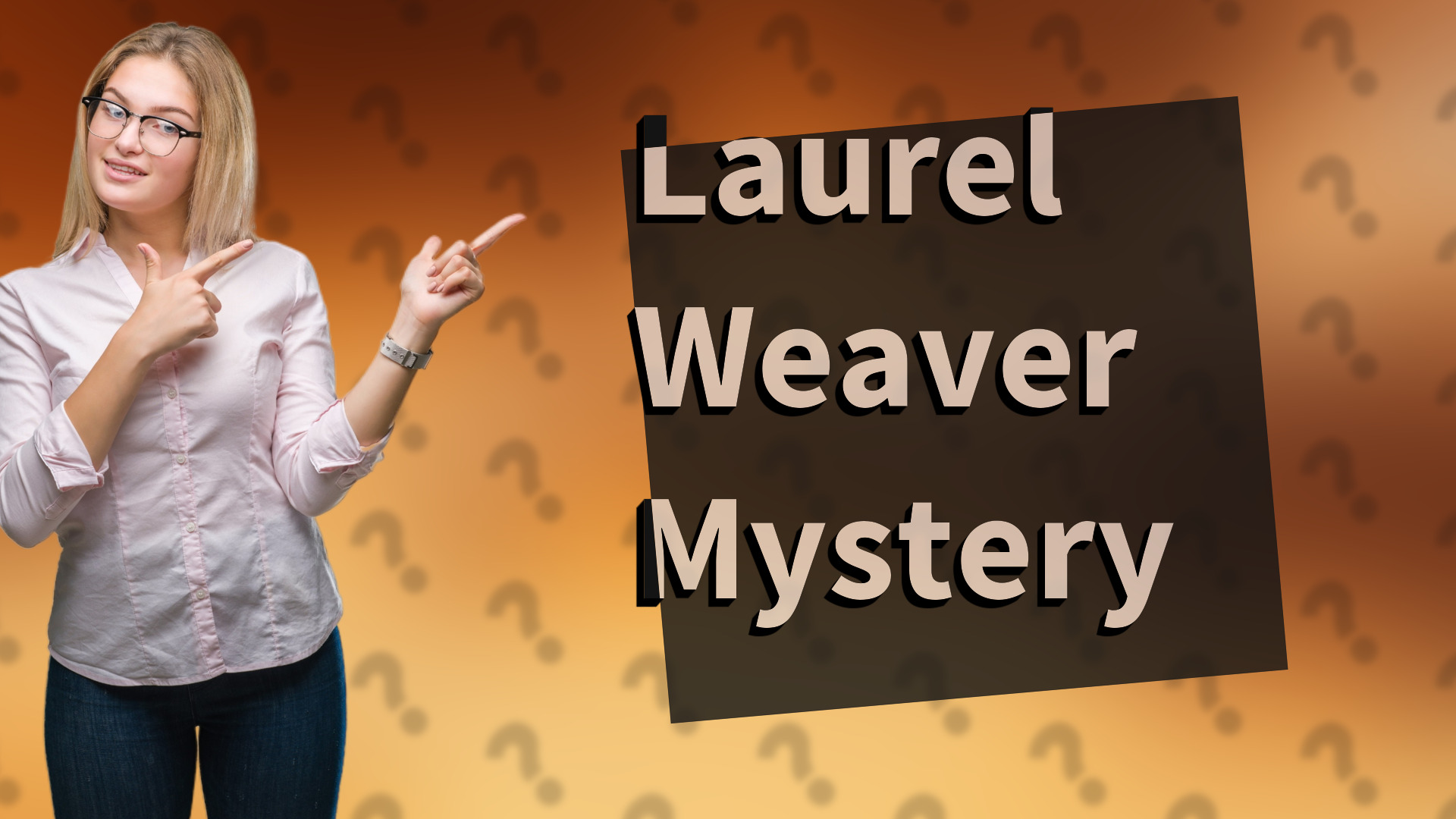 Laurel Weaver Mystery
