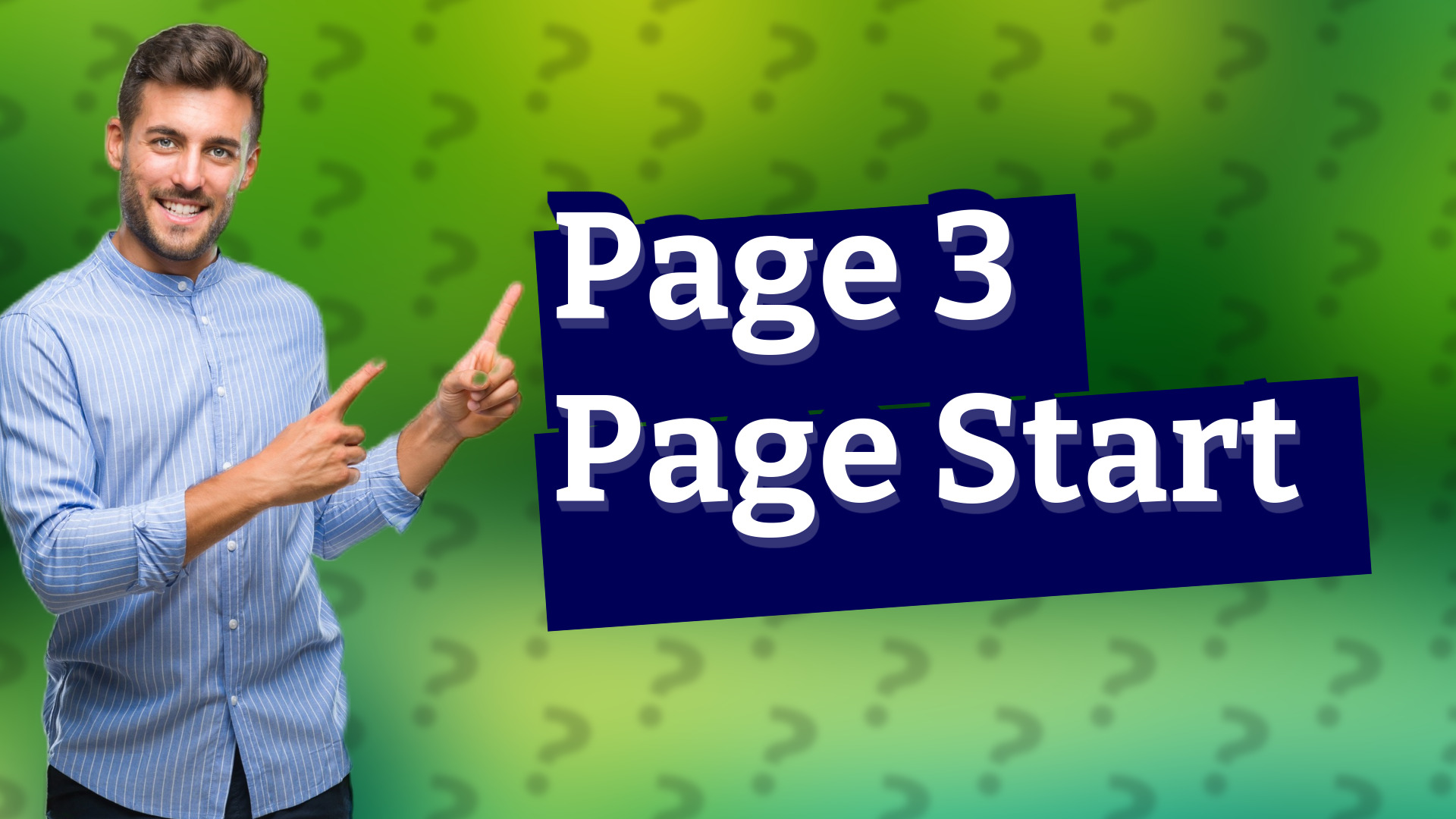 Page 3 Page Start
