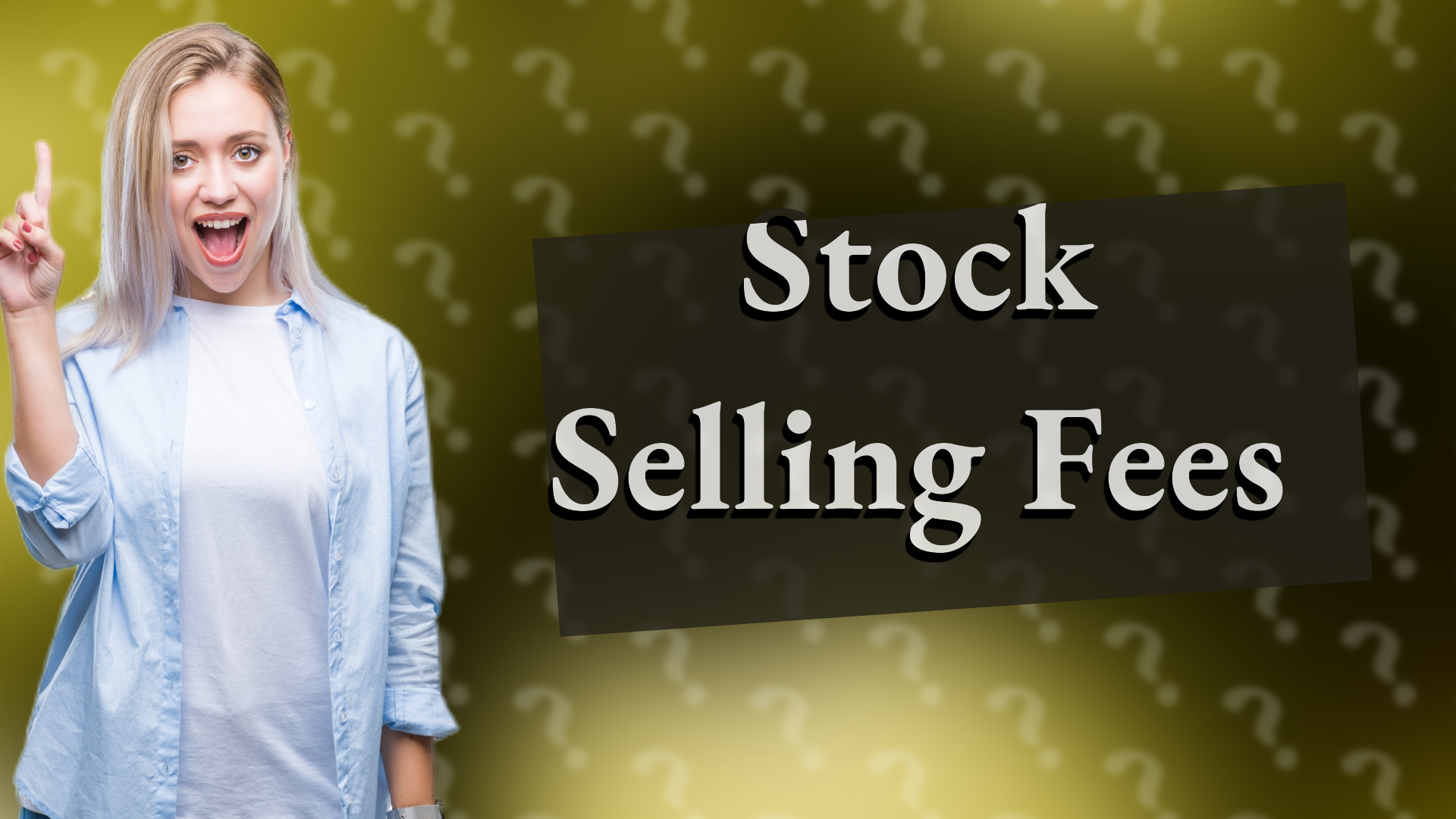 Stock Selling Fees