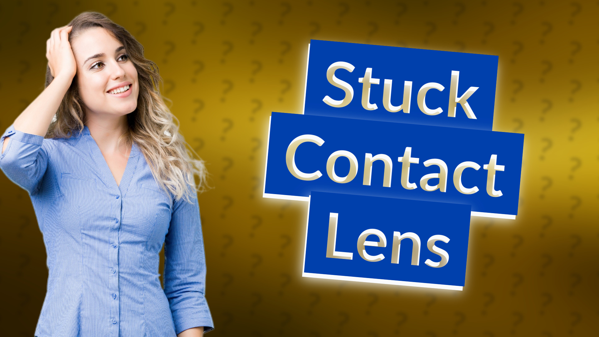 Stuck Contact Lens