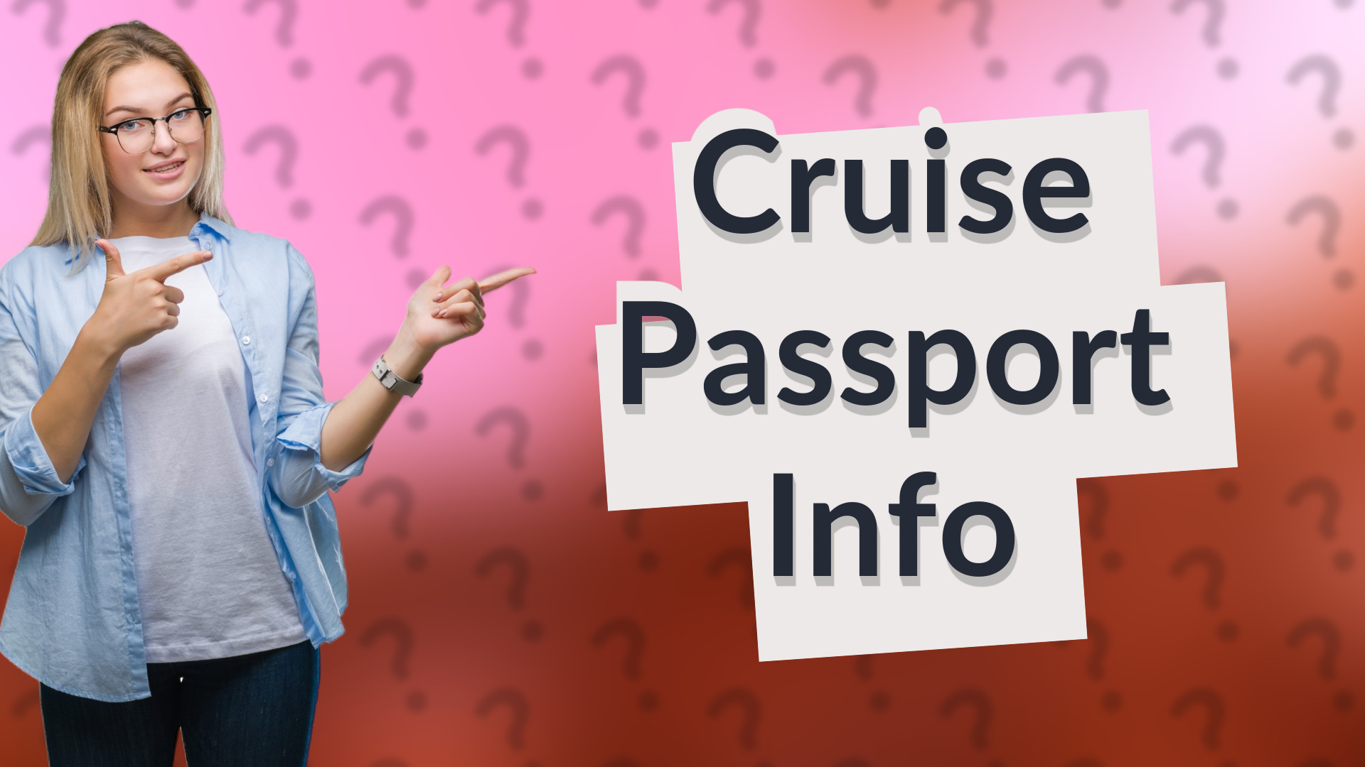 Cruise Passport Info